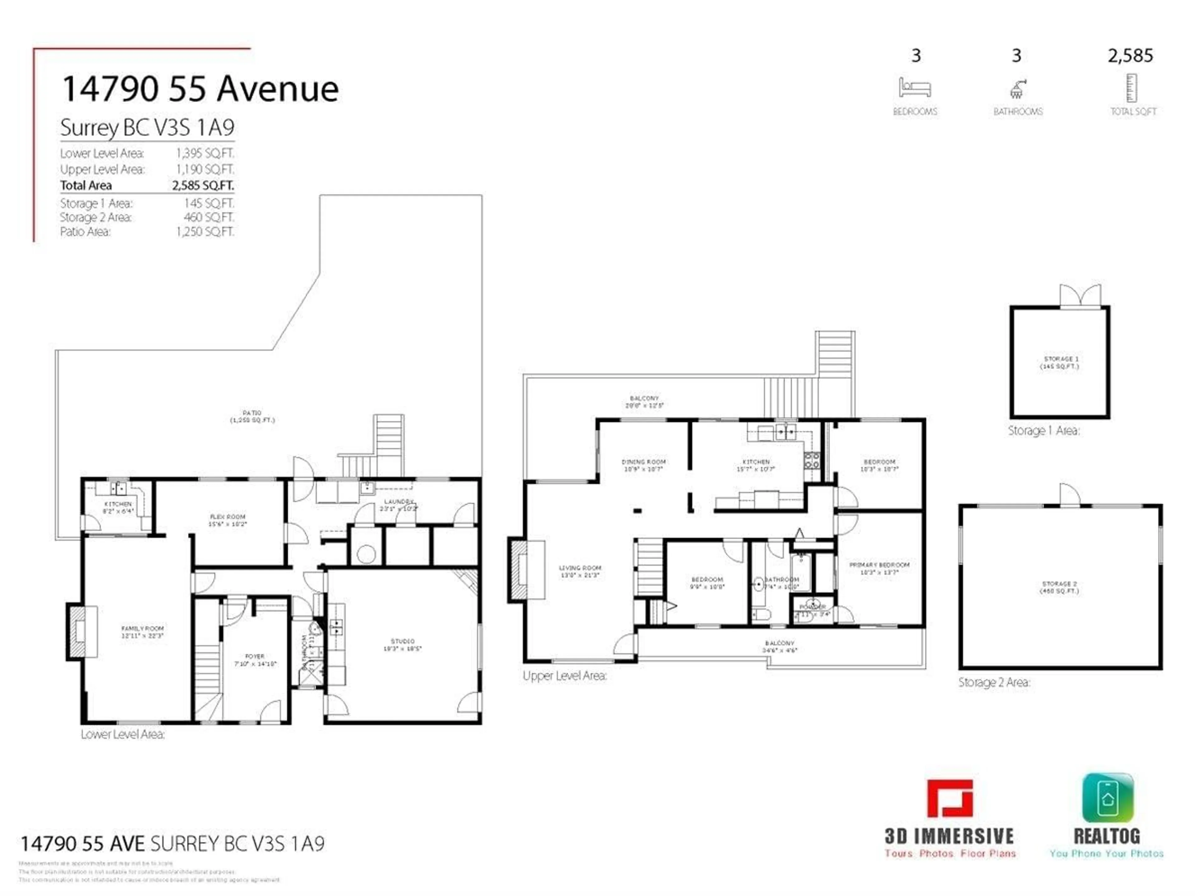 Floor plan for 14790 55 AVENUE, Surrey British Columbia V3S1A9