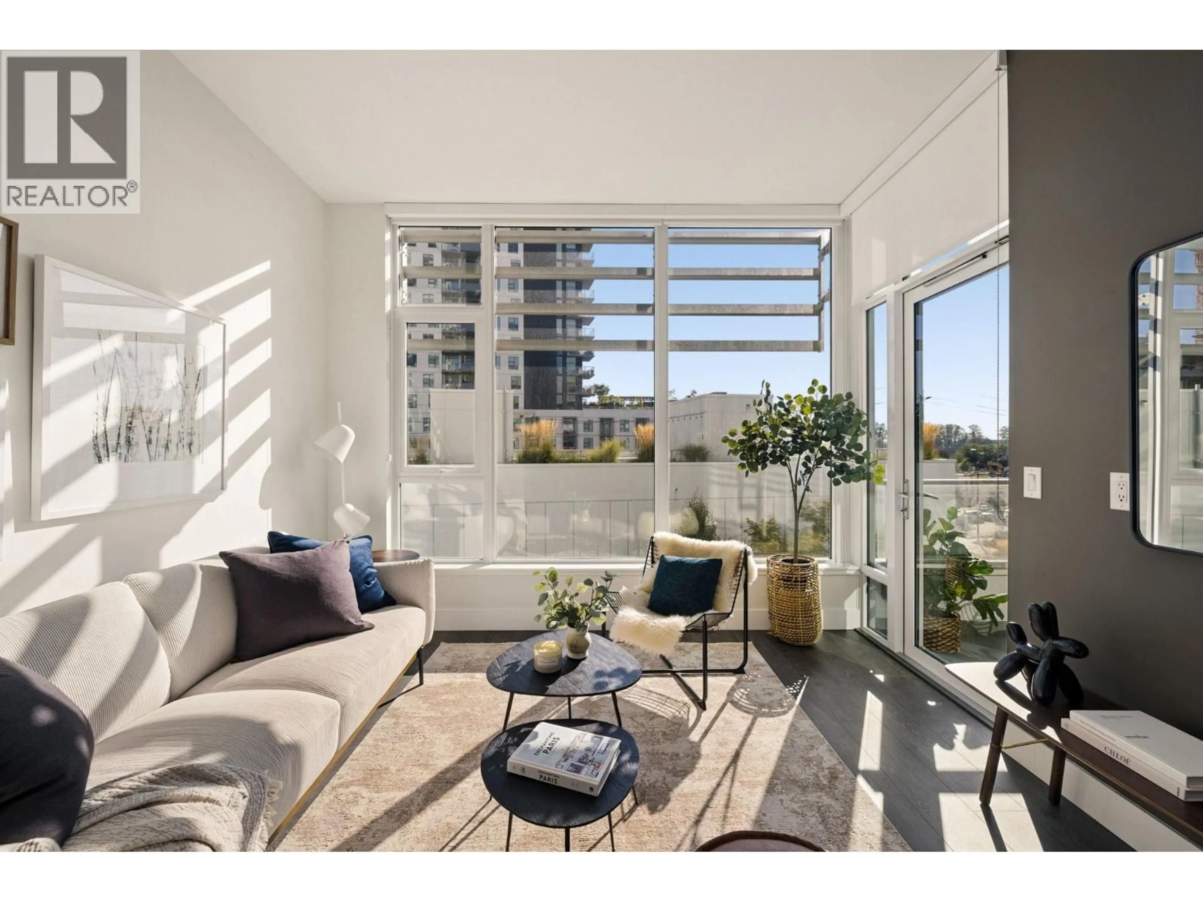 Living room with furniture, unknown for 407 - 3438 SAWMILL CRESCENT, Vancouver British Columbia V5S0E3