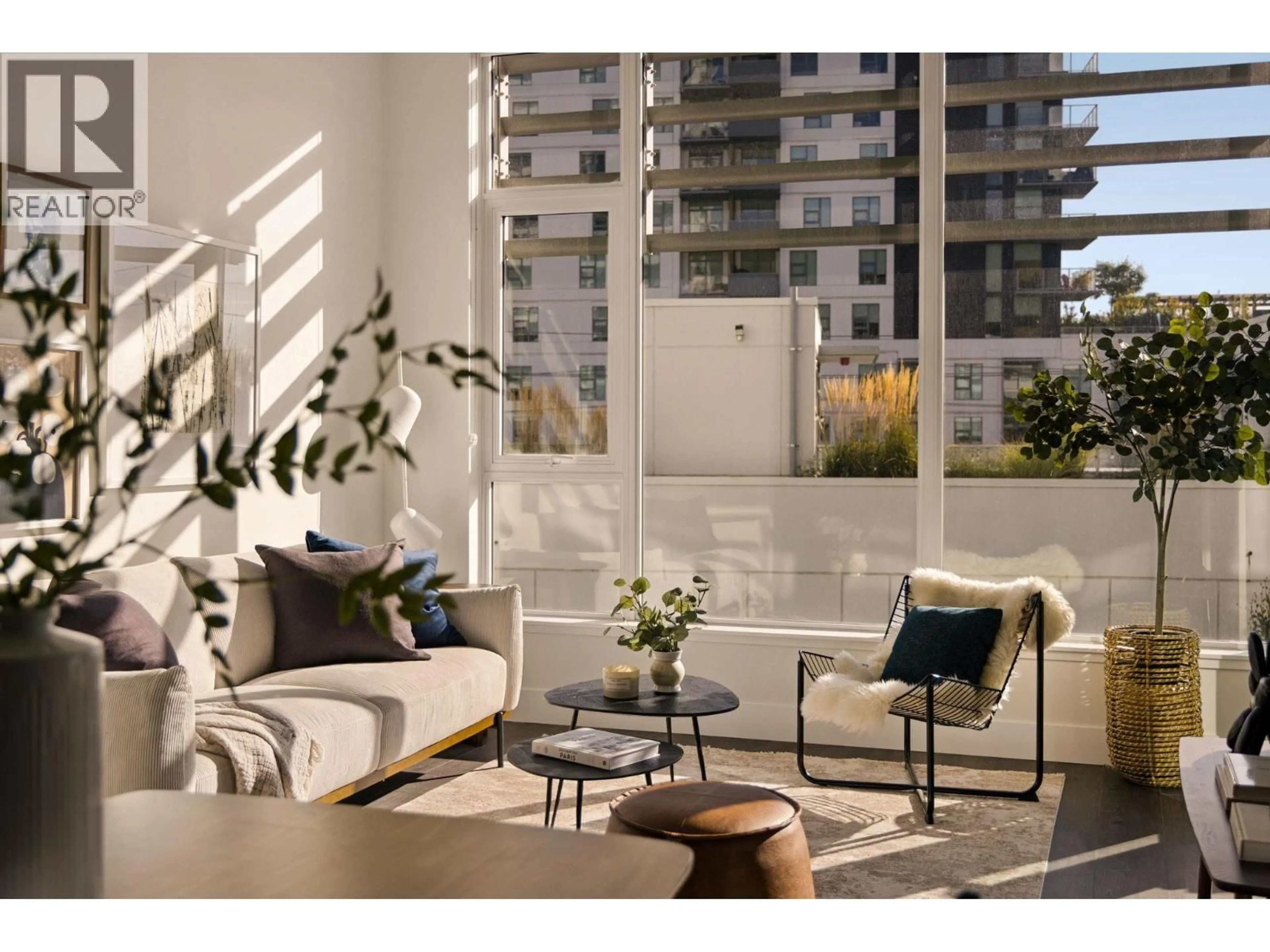 Living room with furniture, unknown for 407 - 3438 SAWMILL CRESCENT, Vancouver British Columbia V5S0E3