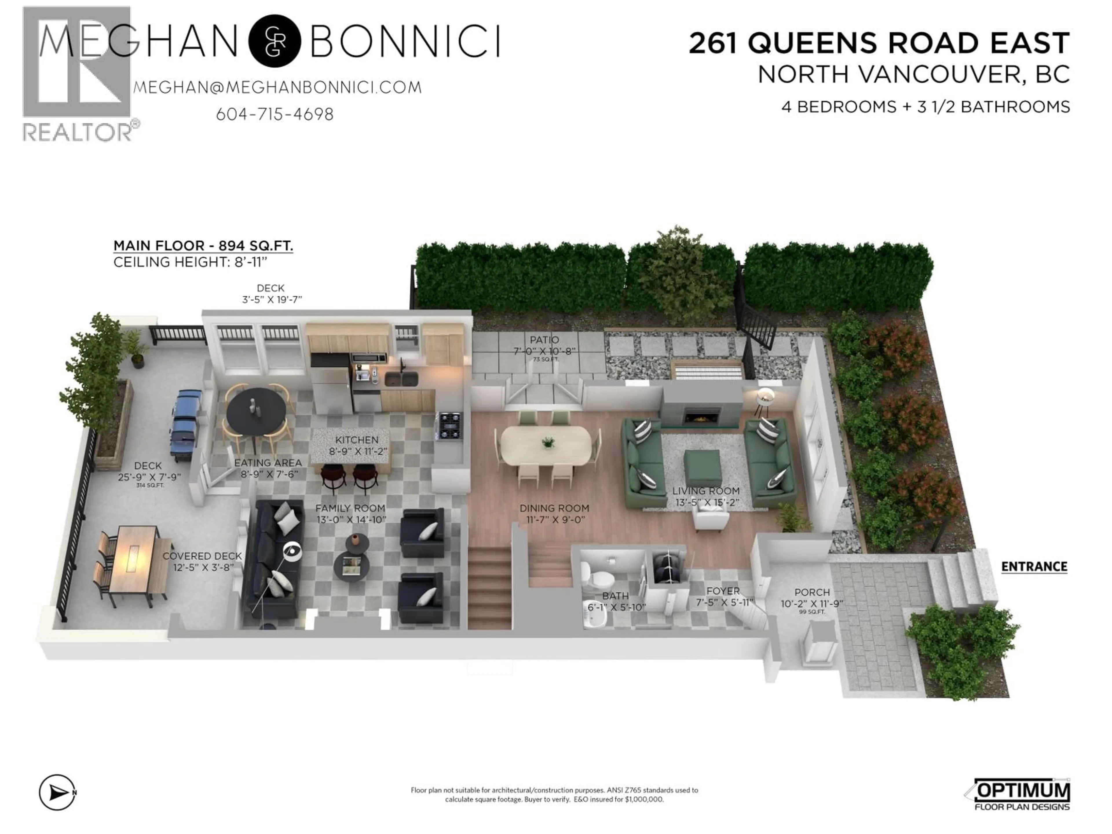 Floor plan for 261 QUEENS ROAD, North Vancouver British Columbia V7N4N7