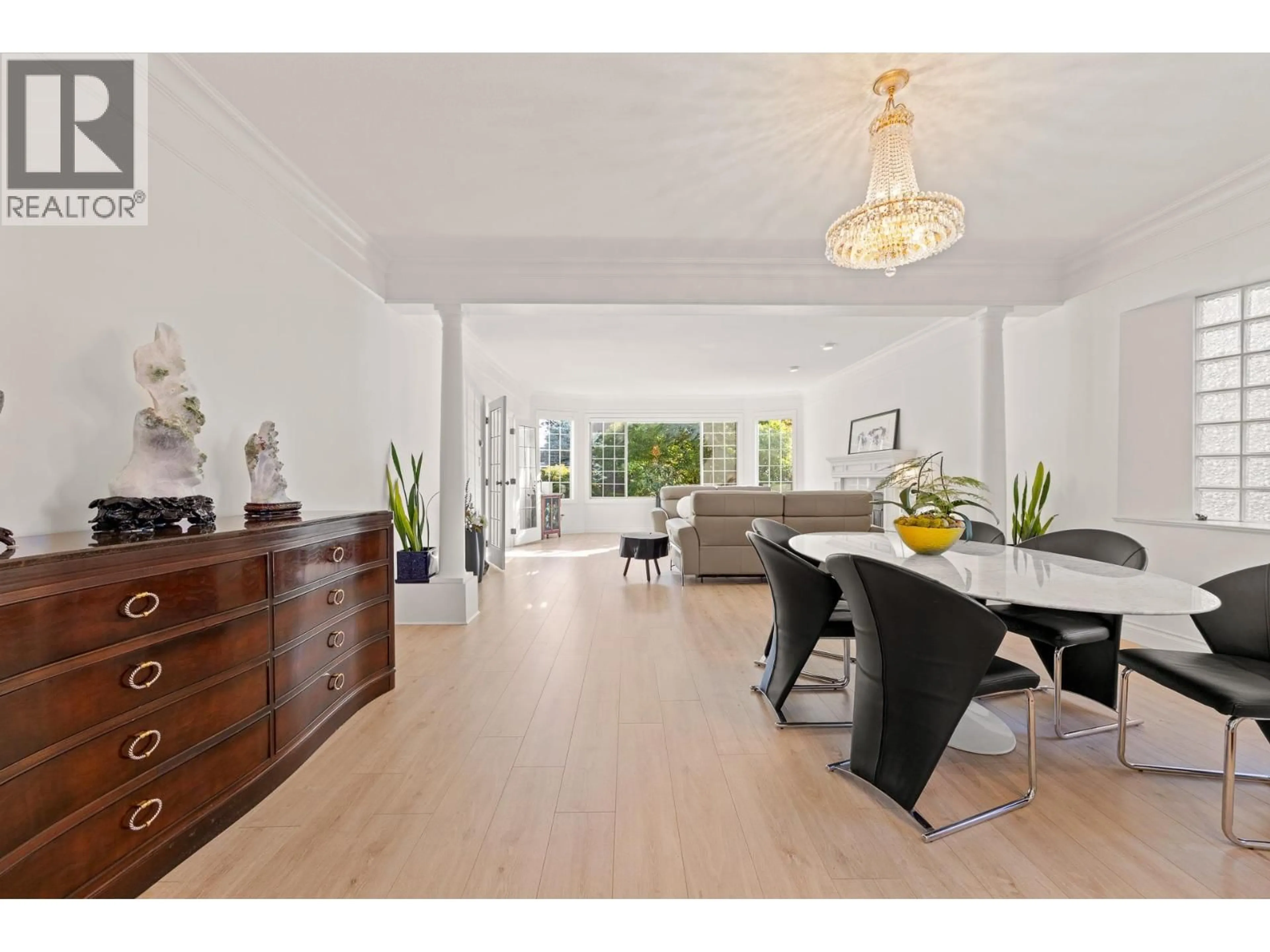 Dining room, wood/laminate floor for 6835 HEATHER STREET, Vancouver British Columbia V6P3P5