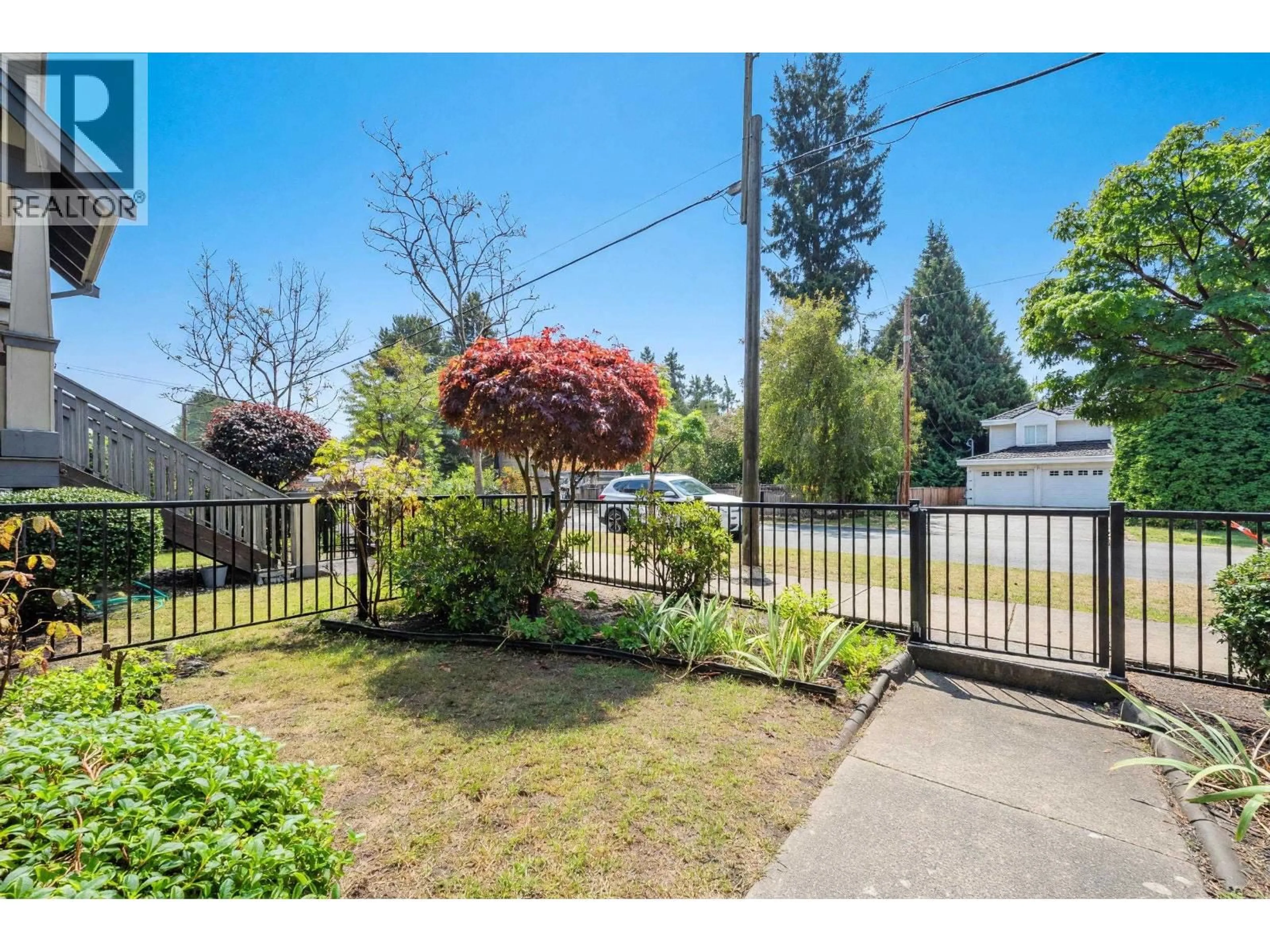 A pic from outside/outdoor area/front of a property/back of a property/a pic from drone, street for 27 - 7331 HEATHER STREET, Richmond British Columbia V6Y4M3