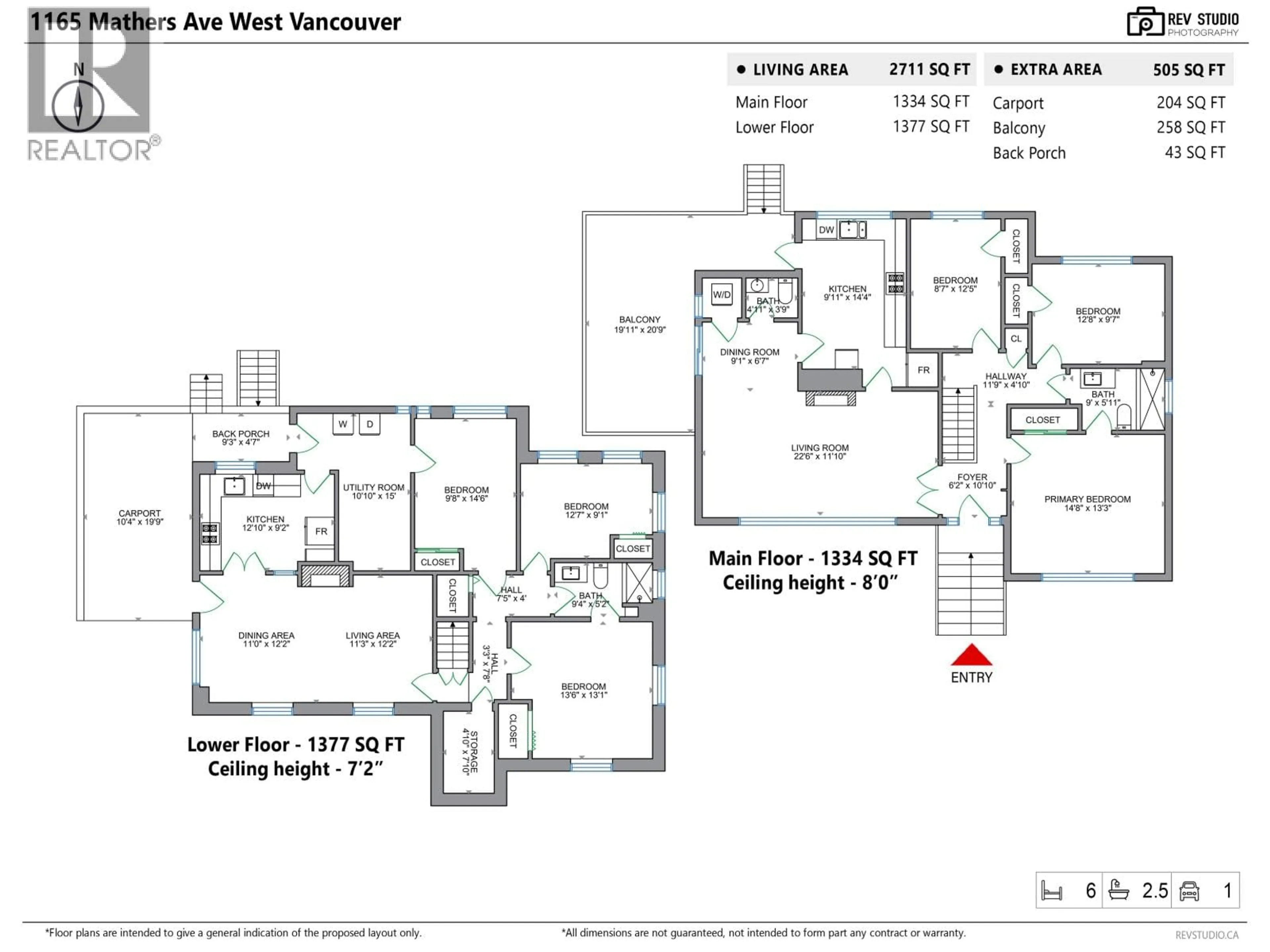 Floor plan for 1165 MATHERS AVENUE, West Vancouver British Columbia V7T2G4