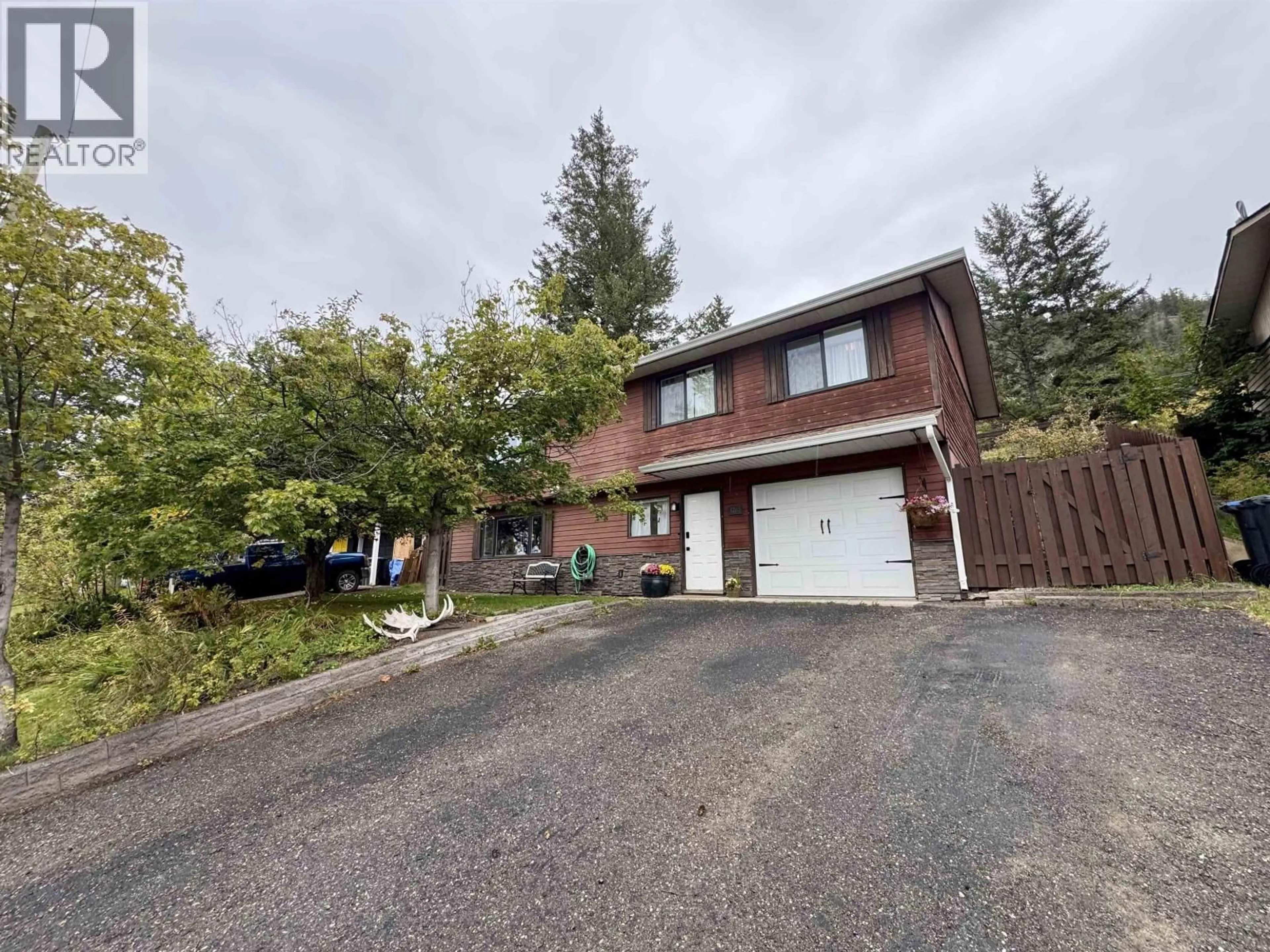 A pic from outside/outdoor area/front of a property/back of a property/a pic from drone, street for 1265 RESKER PLACE, Williams Lake British Columbia V2G4H9
