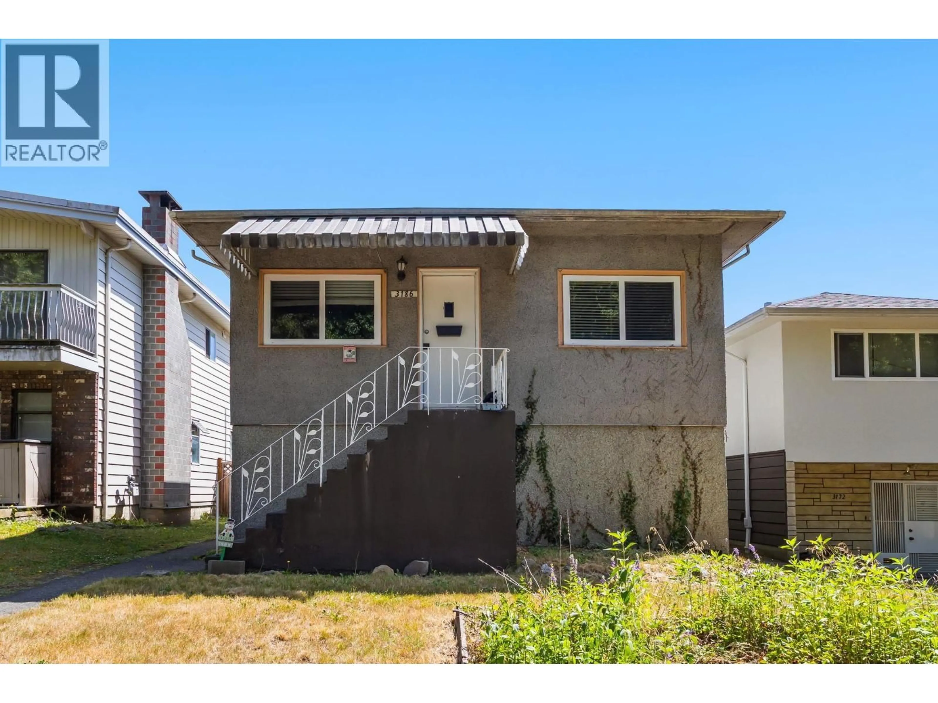 Home with vinyl exterior material, street for 3186 28TH AVENUE, Vancouver British Columbia V5R1S7