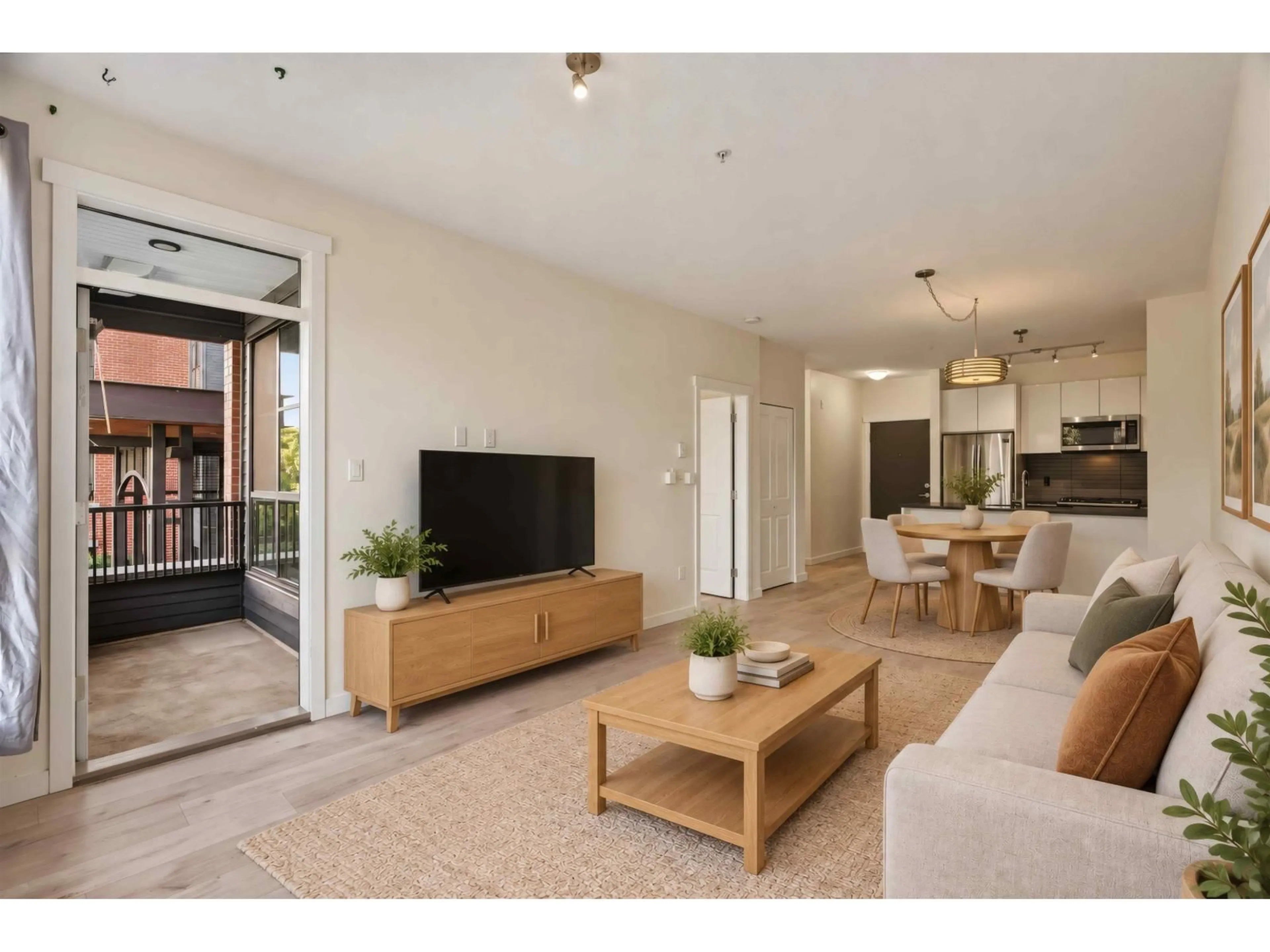 Living room with furniture, unknown for 216 - 15138 34 AVENUE, Surrey British Columbia V3Z0Y5