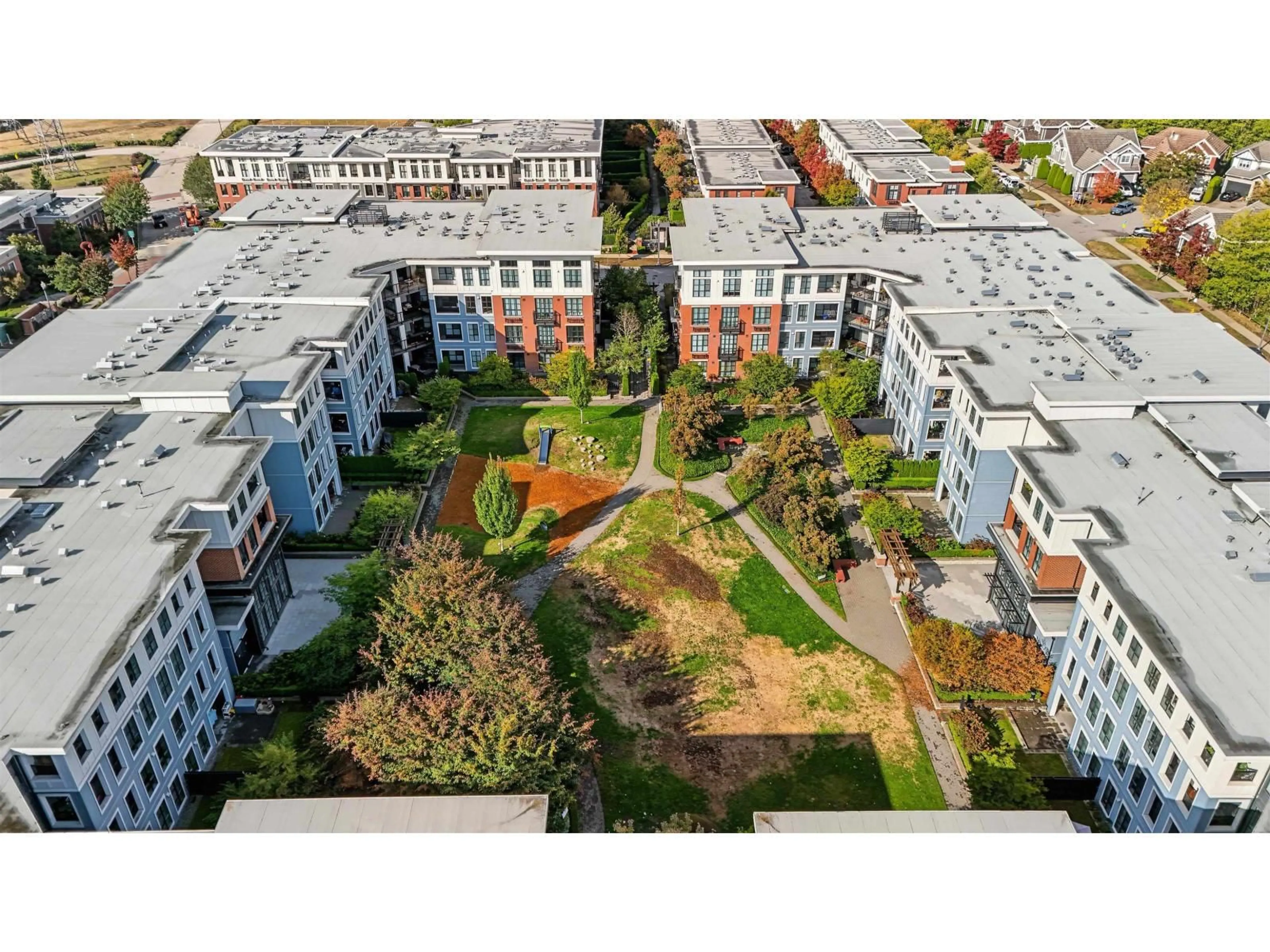 A pic from outside/outdoor area/front of a property/back of a property/a pic from drone, city buildings view from balcony for 216 - 15138 34 AVENUE, Surrey British Columbia V3Z0Y5