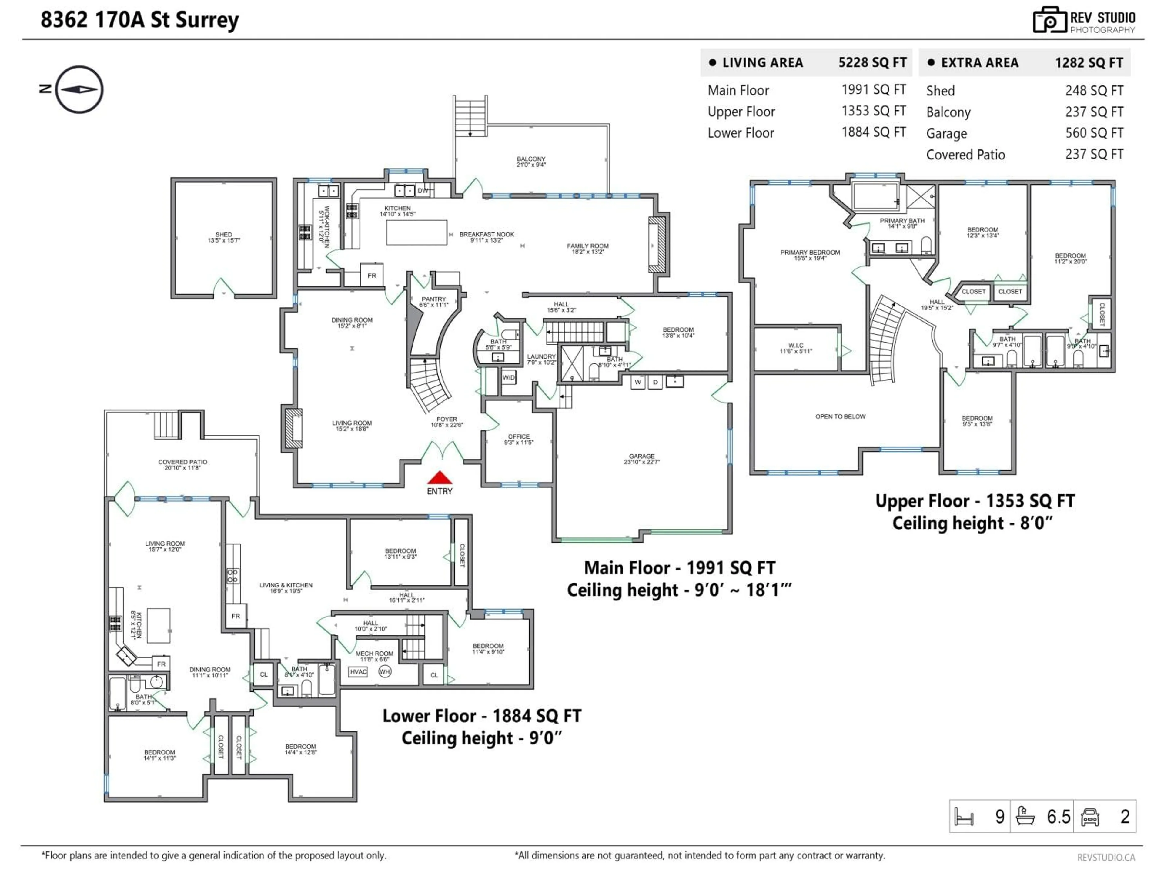 Floor plan for 8362 170A STREET, Surrey British Columbia V4N5J7