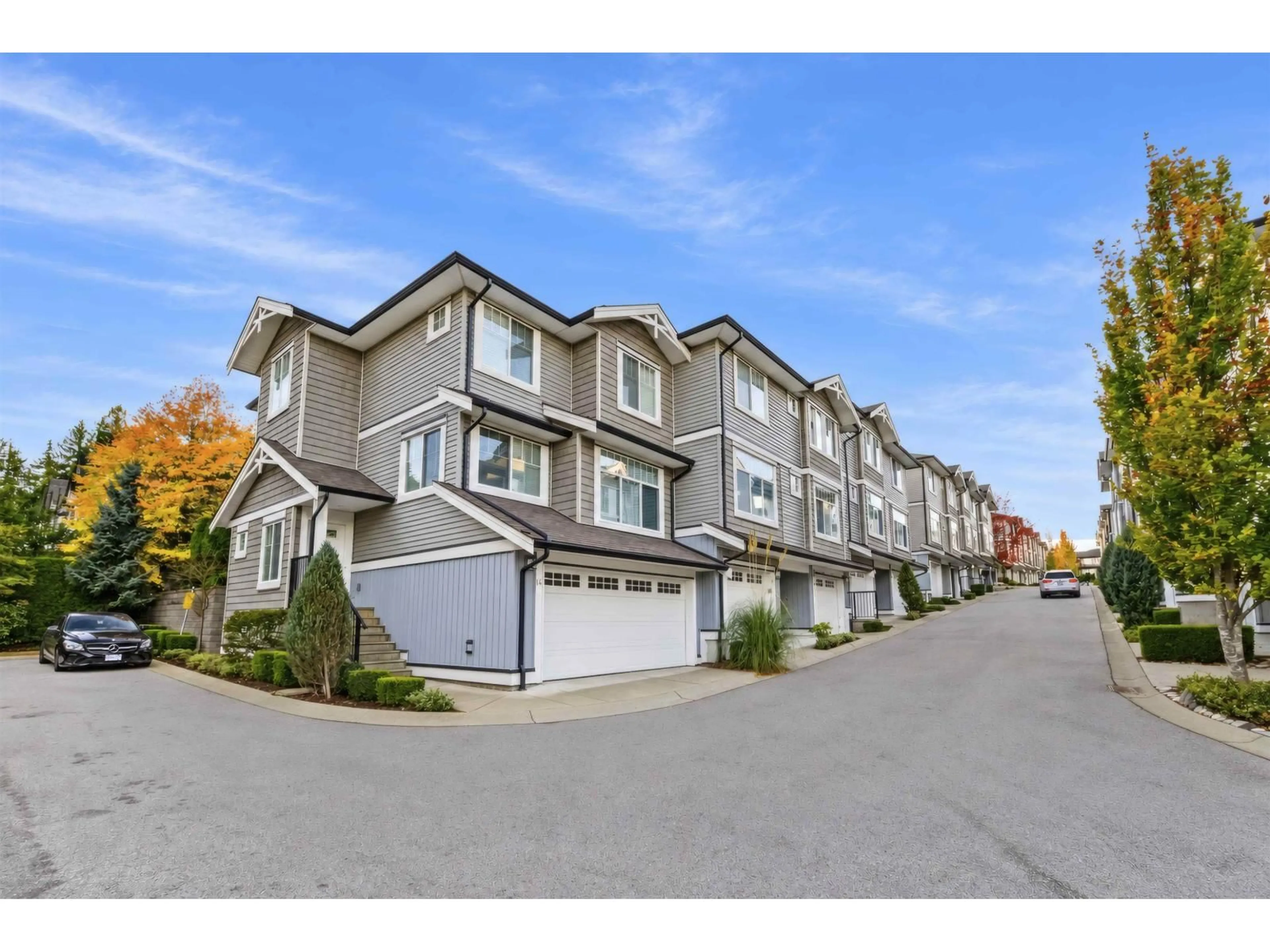 A pic from outside/outdoor area/front of a property/back of a property/a pic from drone, street for 16 - 14356 63A AVENUE, Surrey British Columbia V3X0E3