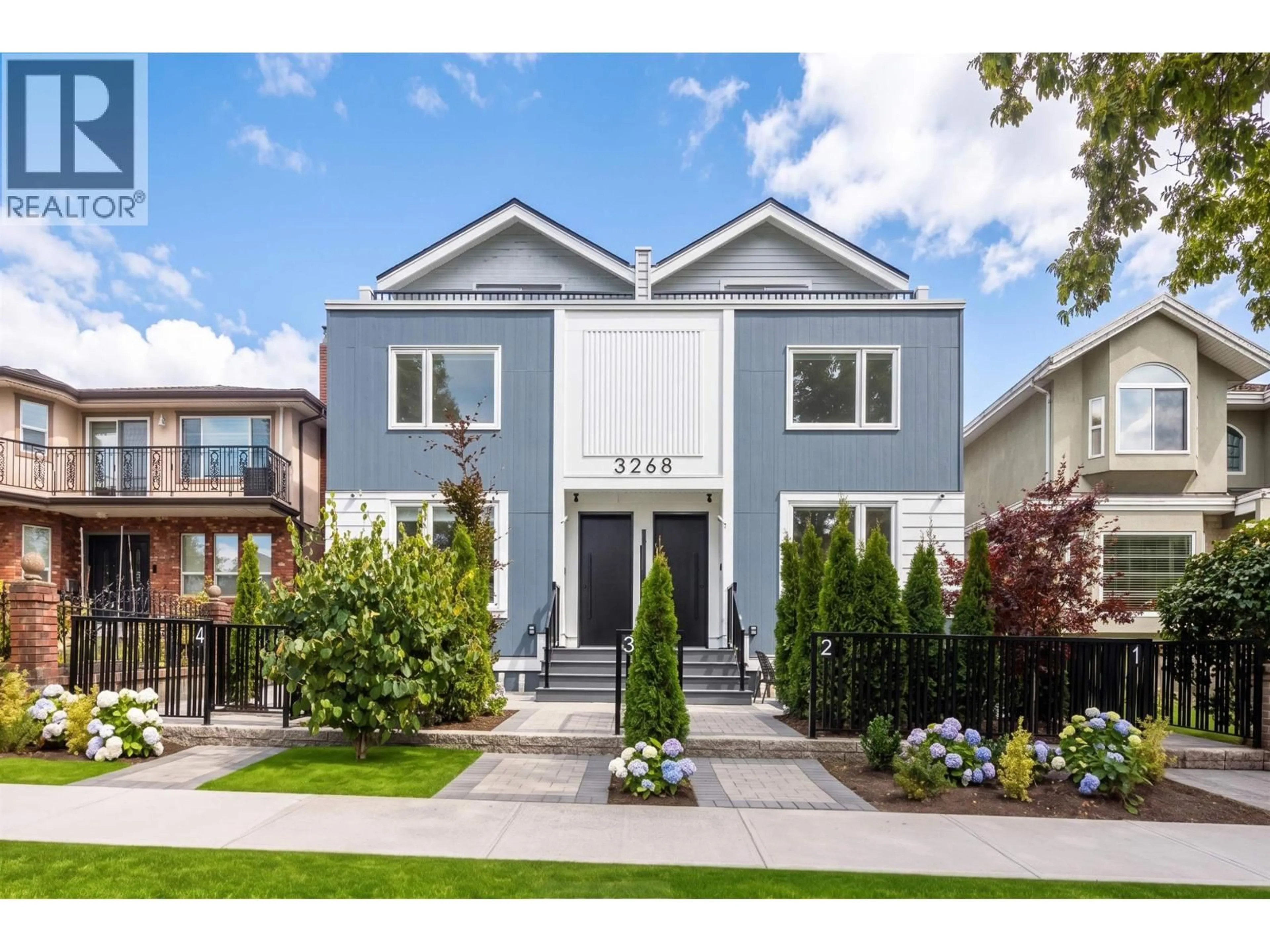 Home with vinyl exterior material, street for 1 - 3268 18 AVENUE, Vancouver British Columbia V5M2R7