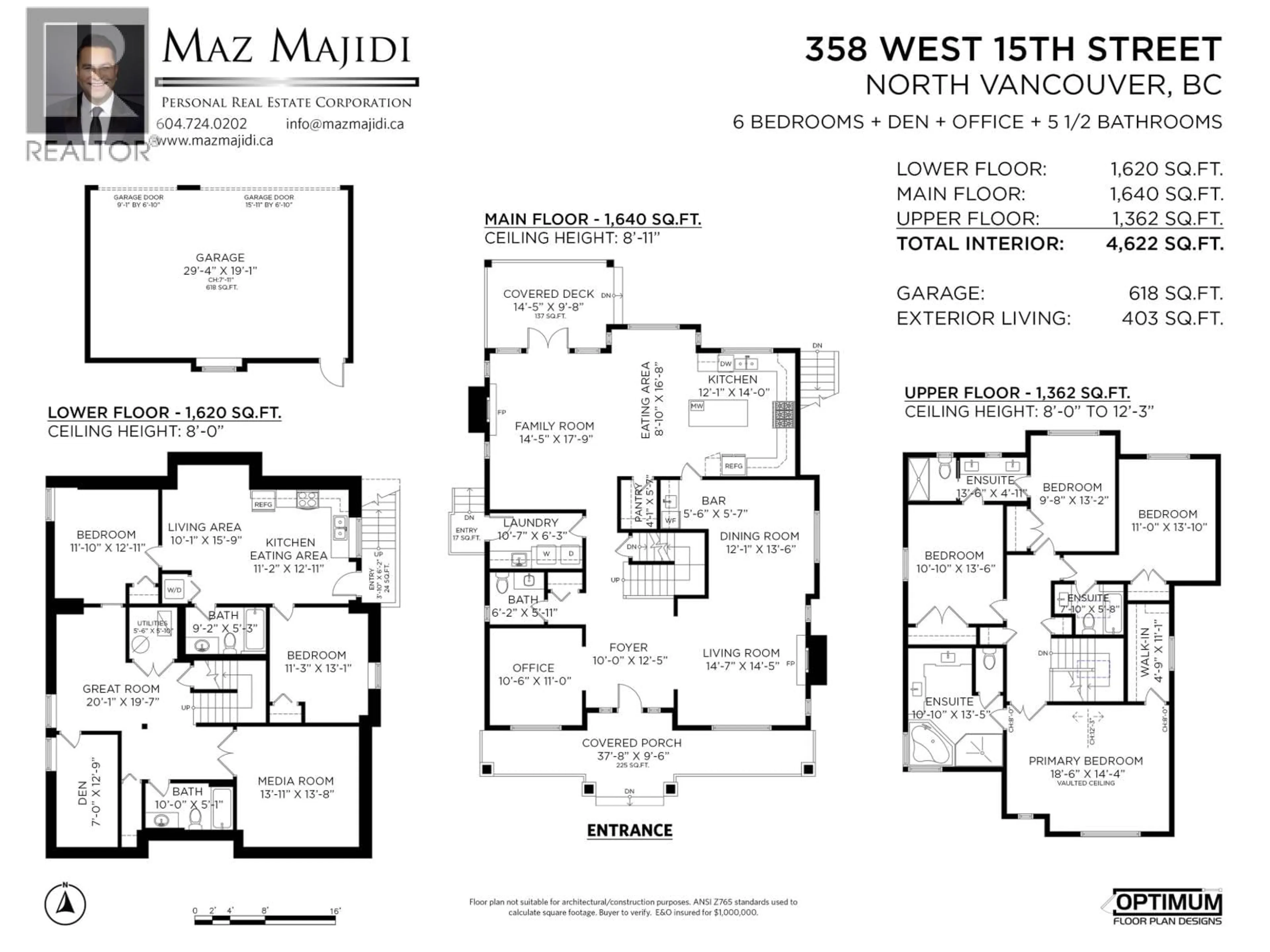 Floor plan for 358 15TH STREET, North Vancouver British Columbia V7M1S5
