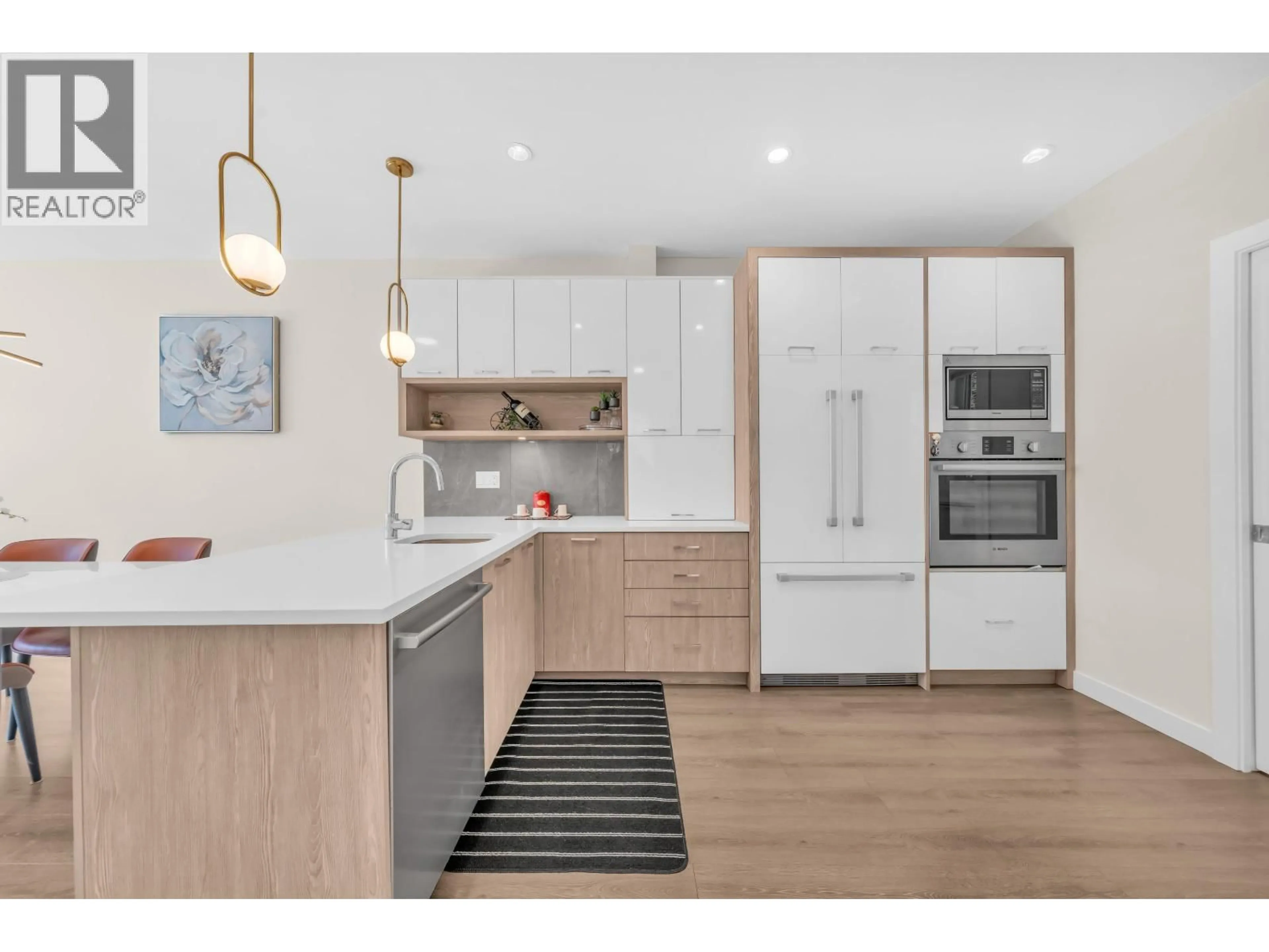 Open concept kitchen, wood/laminate floor for 13 - 9800 GRANVILLE AVENUE, Richmond British Columbia V6Y1R3