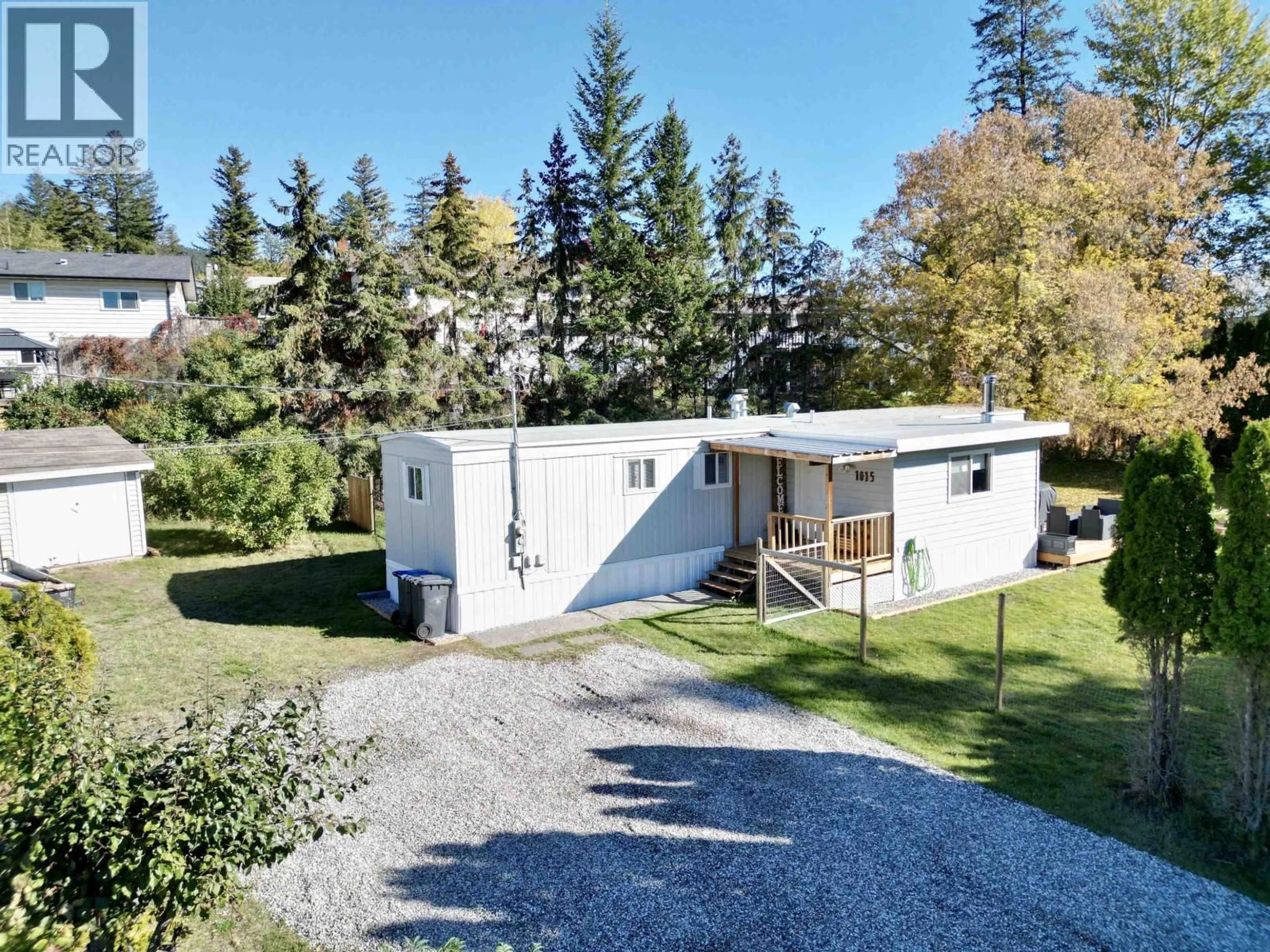 A pic from outside/outdoor area/front of a property/back of a property/a pic from drone, street for 1015 DAIRY ROAD, Williams Lake British Columbia V2G4L3