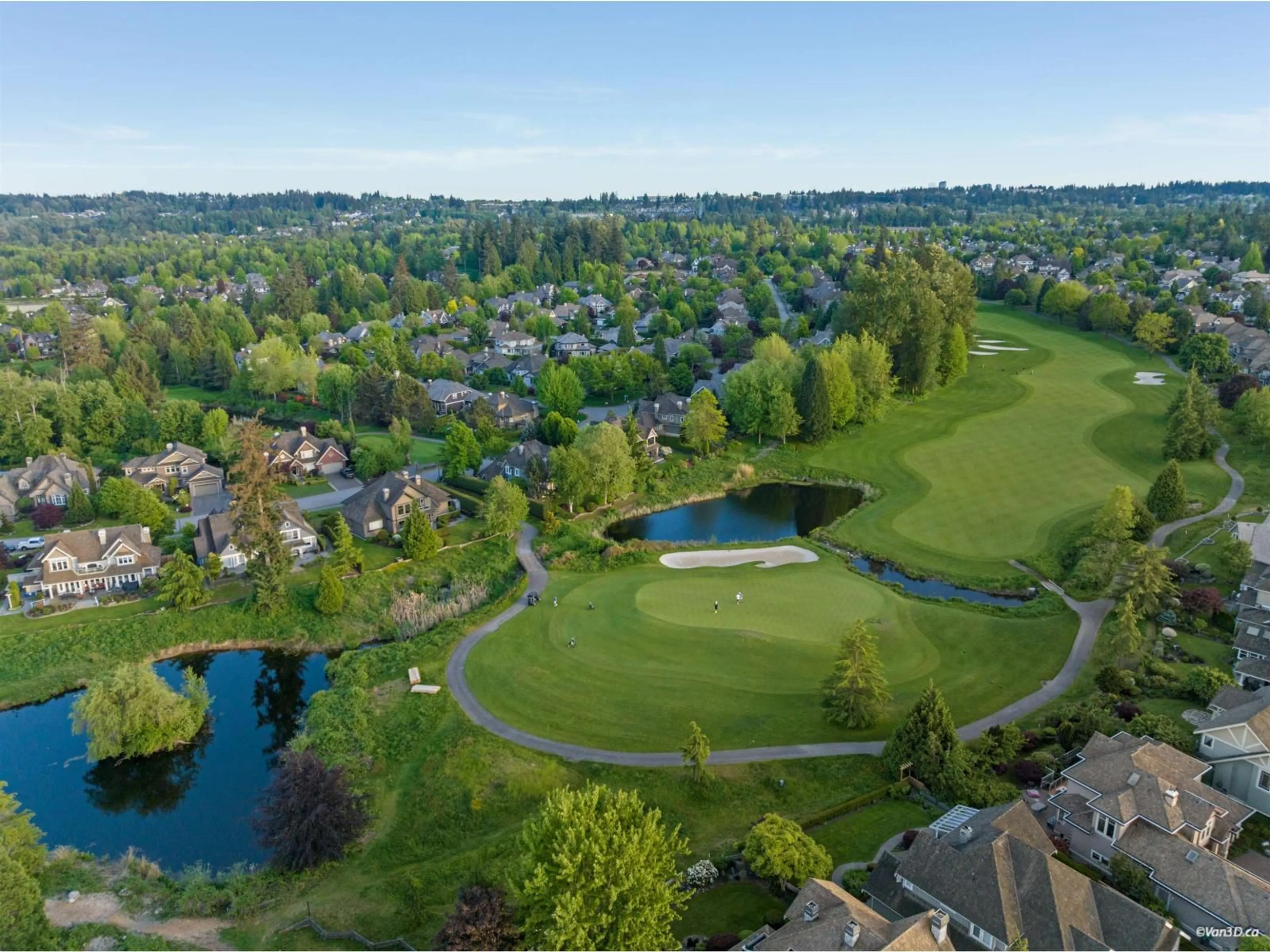 A pic from outside/outdoor area/front of a property/back of a property/a pic from drone, water/lake/river/ocean view for 3928 159 STREET, Surrey British Columbia V3Z0Y3