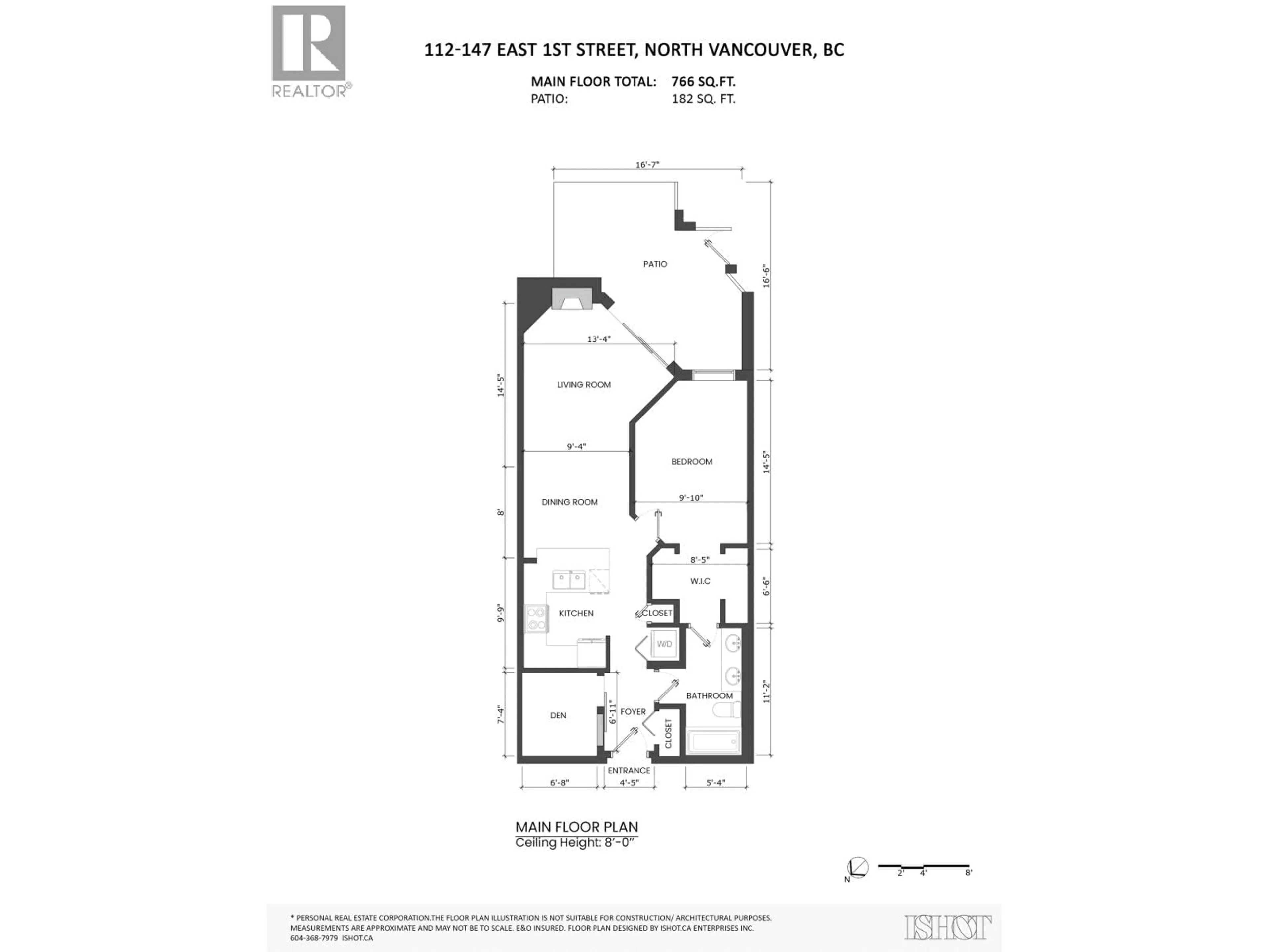 Floor plan for 112 - 147 1ST, North Vancouver British Columbia V7L1B2