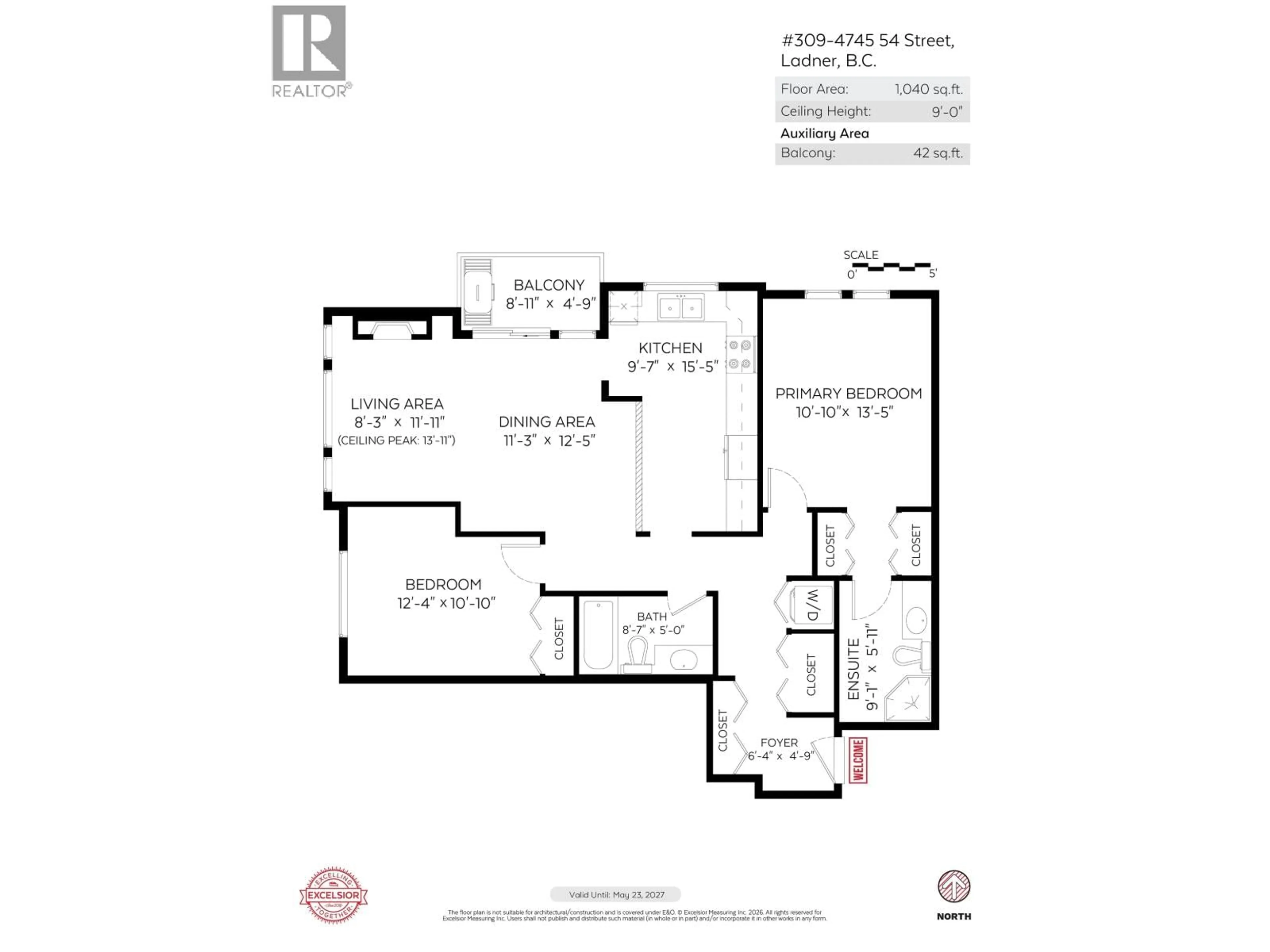 Floor plan for 309 - 4745 54A STREET, Delta British Columbia V4K2Z9