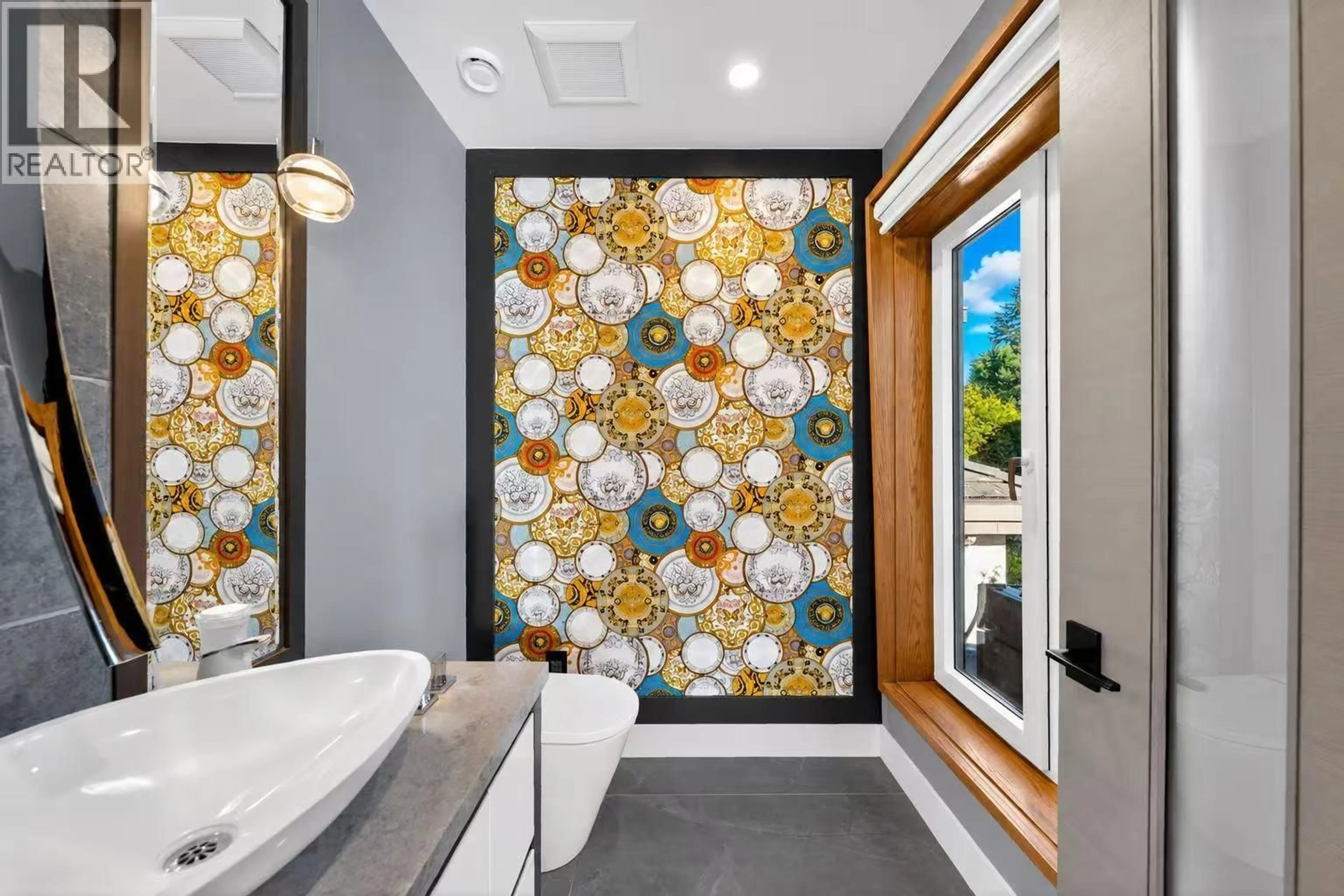 Contemporary bathroom, ceramic/tile floor for 2863 KING EDWARD AVENUE, Vancouver British Columbia V6L1V1
