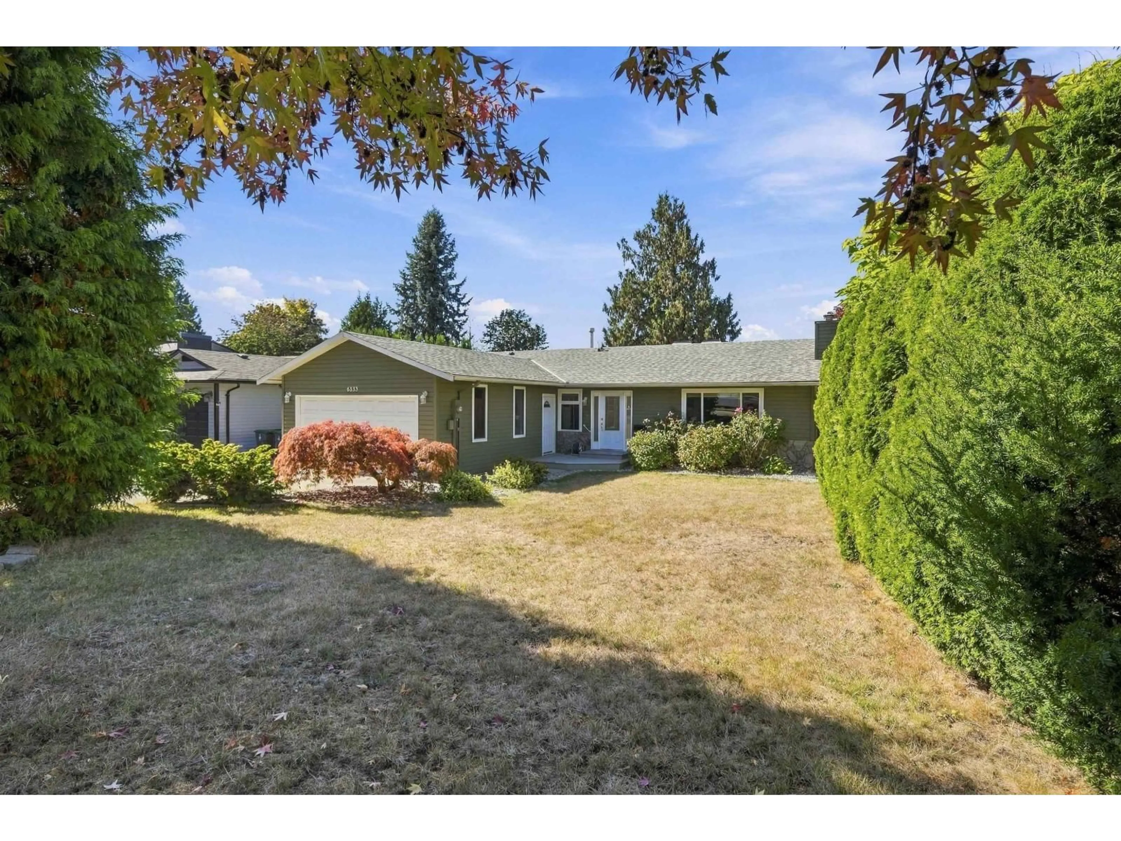 A pic from outside/outdoor area/front of a property/back of a property/a pic from drone, street for 6333 180A STREET, Surrey British Columbia V3S4L7