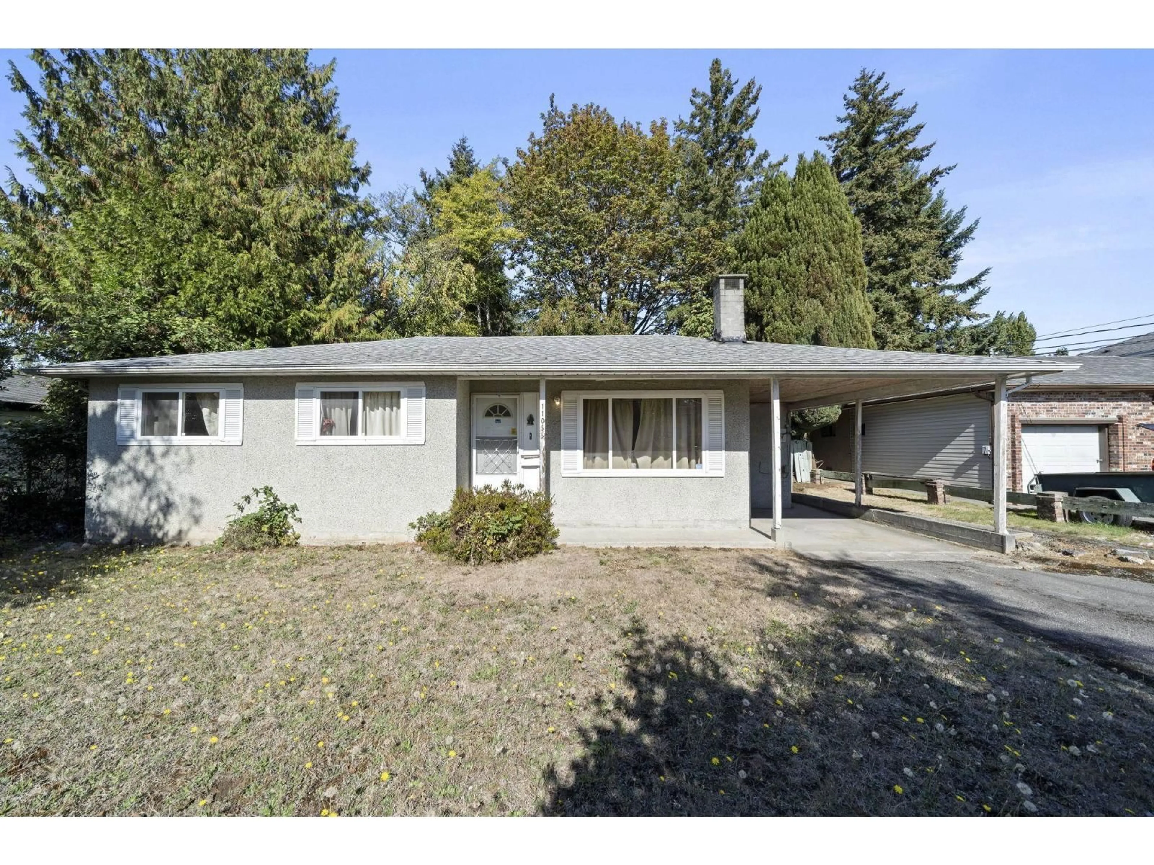 Home with vinyl exterior material, street for 11055 80A AVENUE, Delta British Columbia V4C1Y4