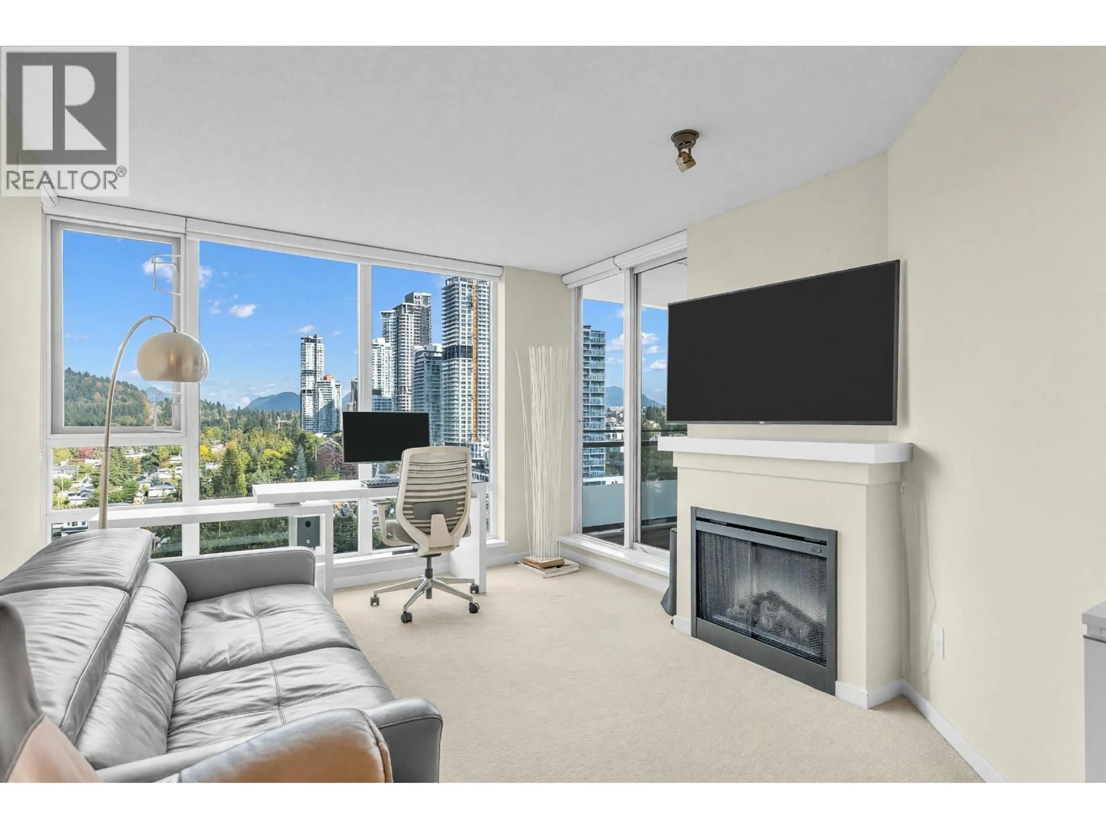 Living room with furniture, unknown for 2206 - 9868 CAMERON STREET, Burnaby British Columbia V3J0A5