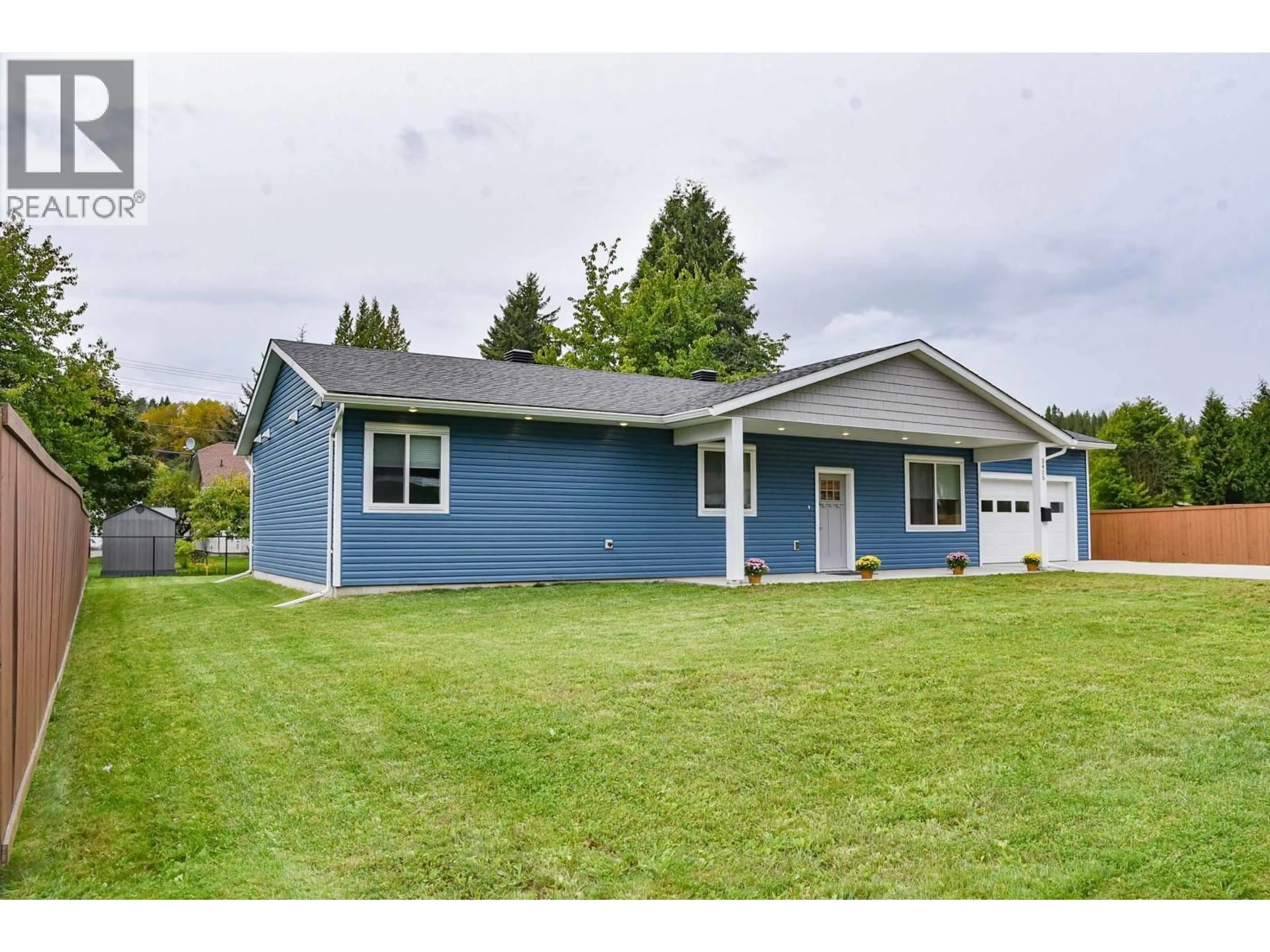 Home with vinyl exterior material, street for 3415 BRUCE STREET, Terrace British Columbia V8G3C7