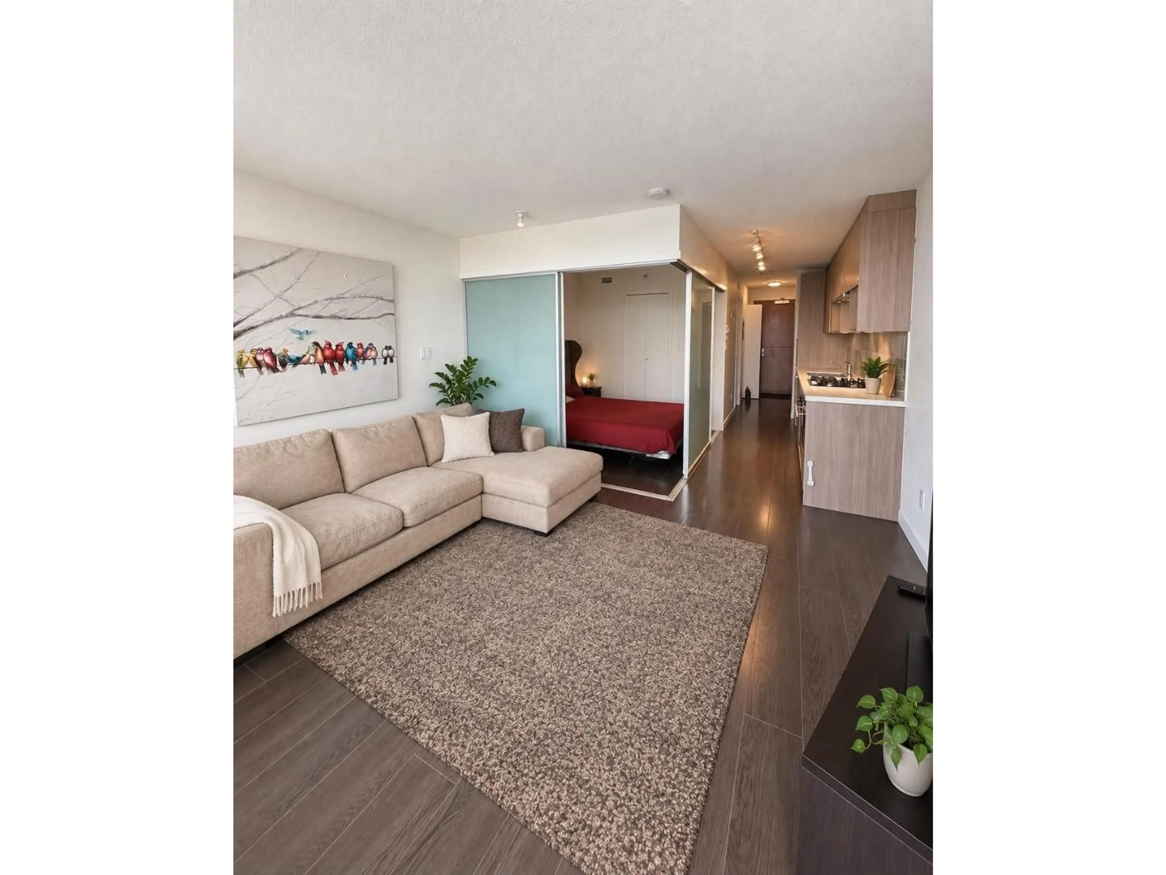 Living room with furniture, unknown for 2510 - 13750 100 AVENUE, Surrey British Columbia V3T0L3