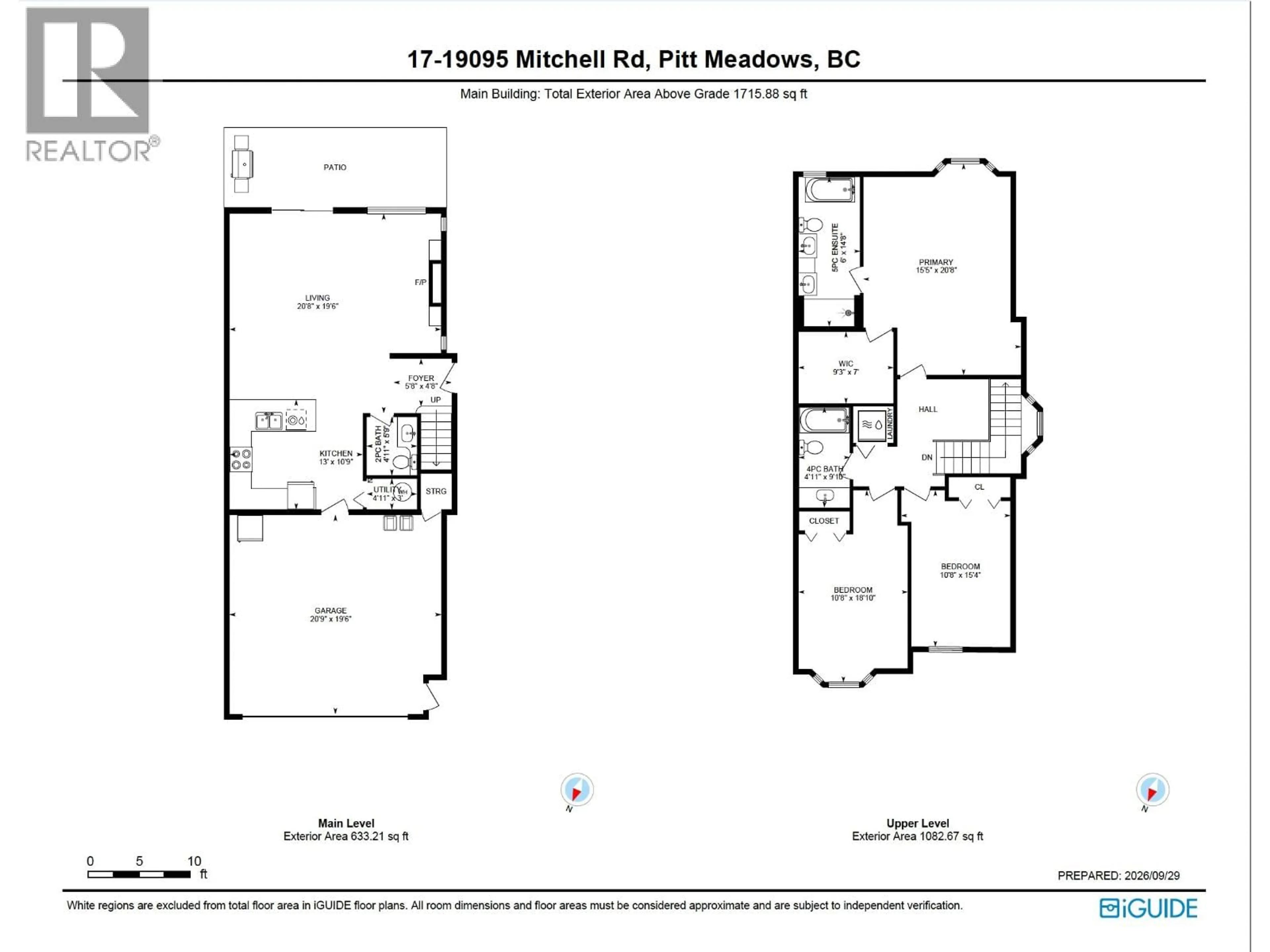 Floor plan for 17 - 19095 MITCHELL ROAD, Pitt Meadows British Columbia V3Y0G2
