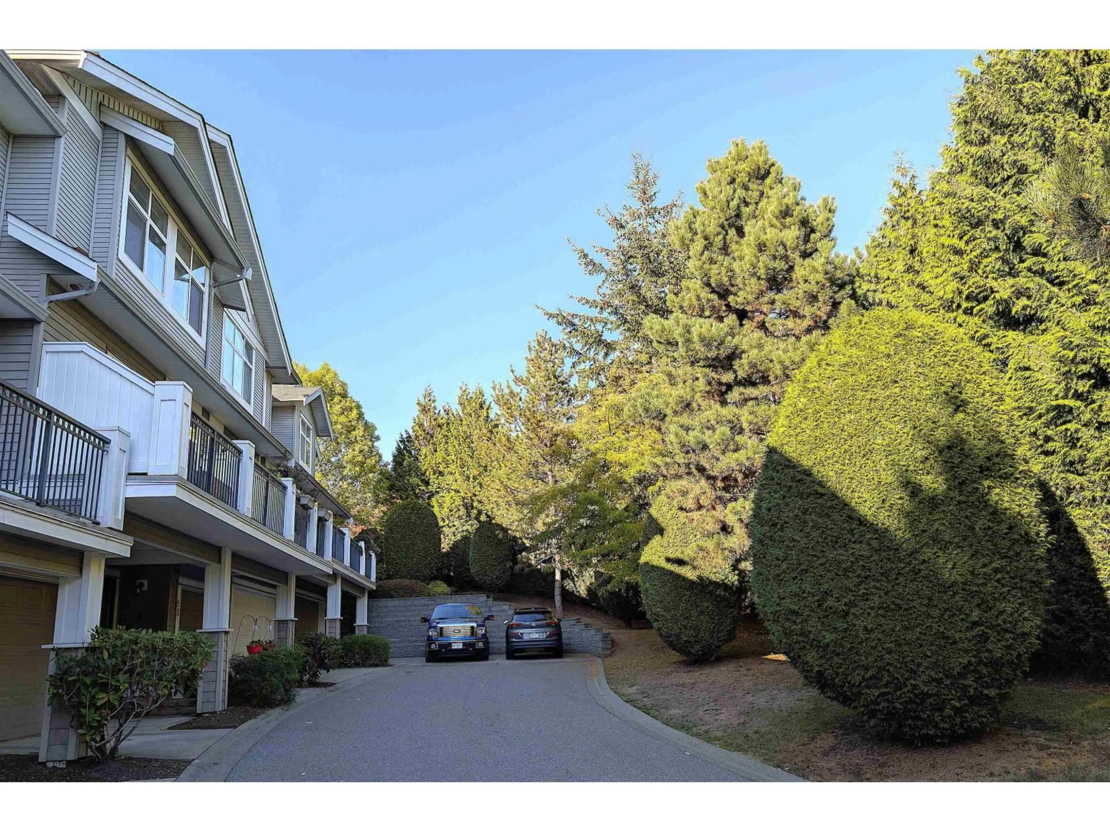A pic from outside/outdoor area/front of a property/back of a property/a pic from drone, mountain view for 79 - 20449 66 AVENUE, Langley British Columbia V2Y3C1