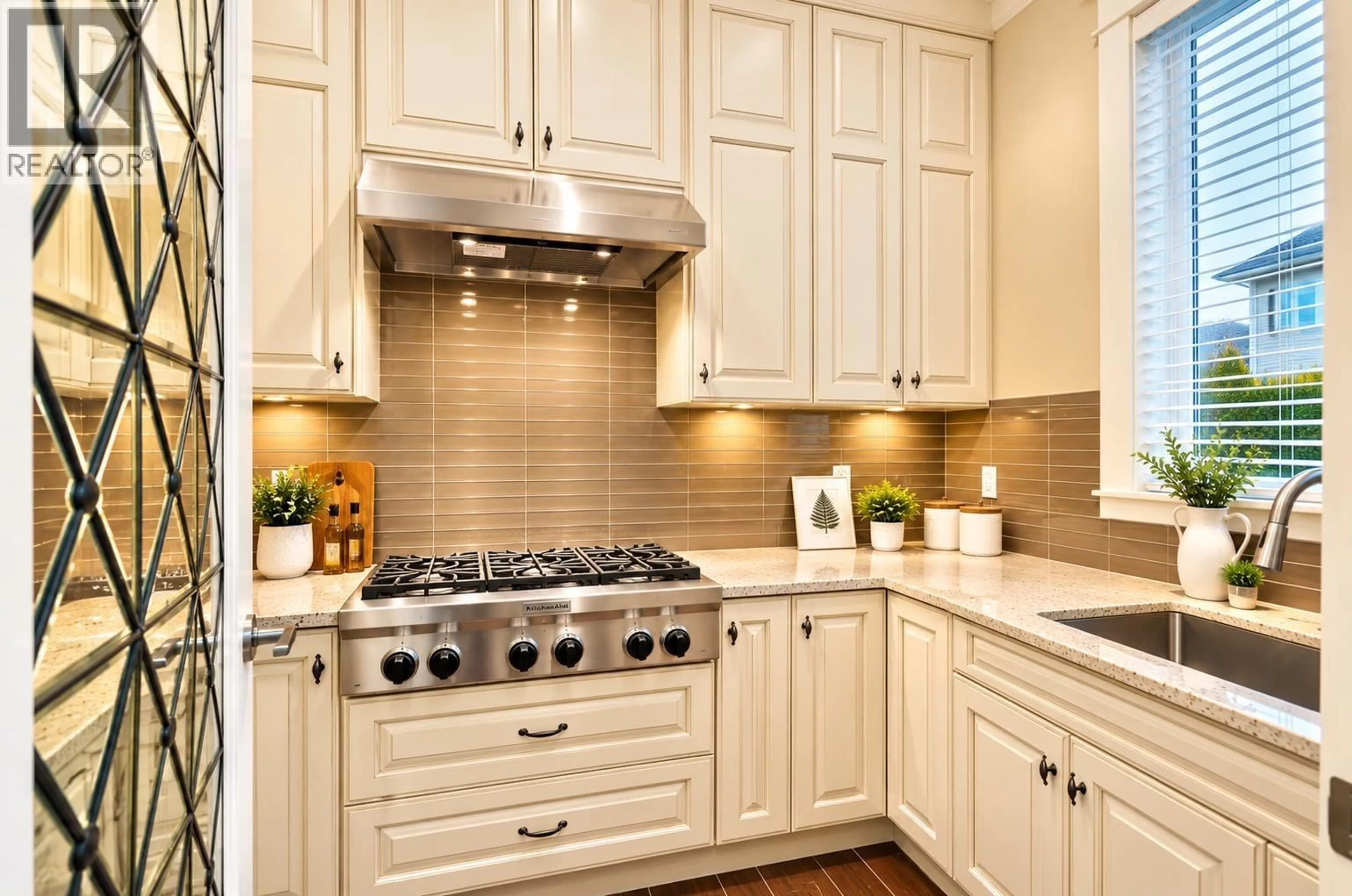 Contemporary kitchen, ceramic/tile floor for 8791 GAY ROAD, Richmond British Columbia V6Y2H8