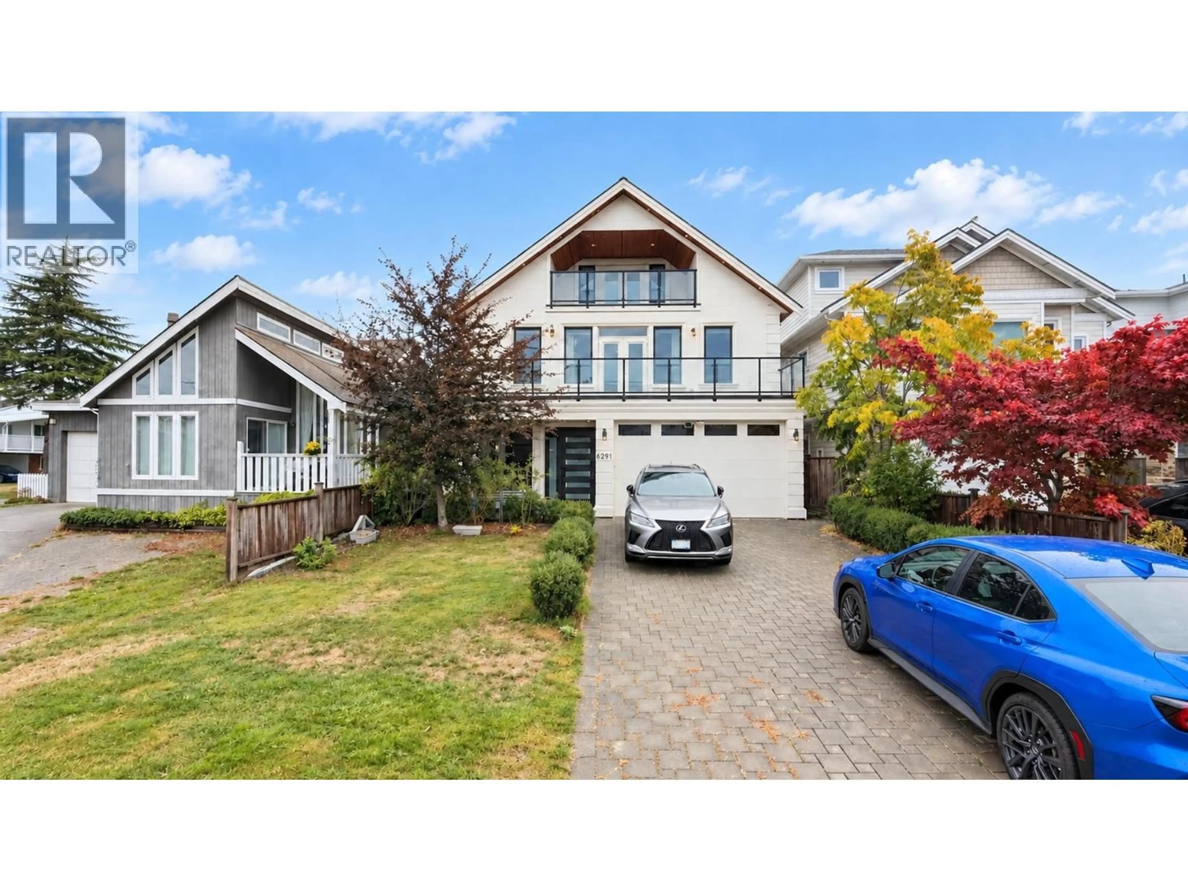 Home with vinyl exterior material, street for 6291 GOLDSMITH DRIVE, Richmond British Columbia V7E4G6