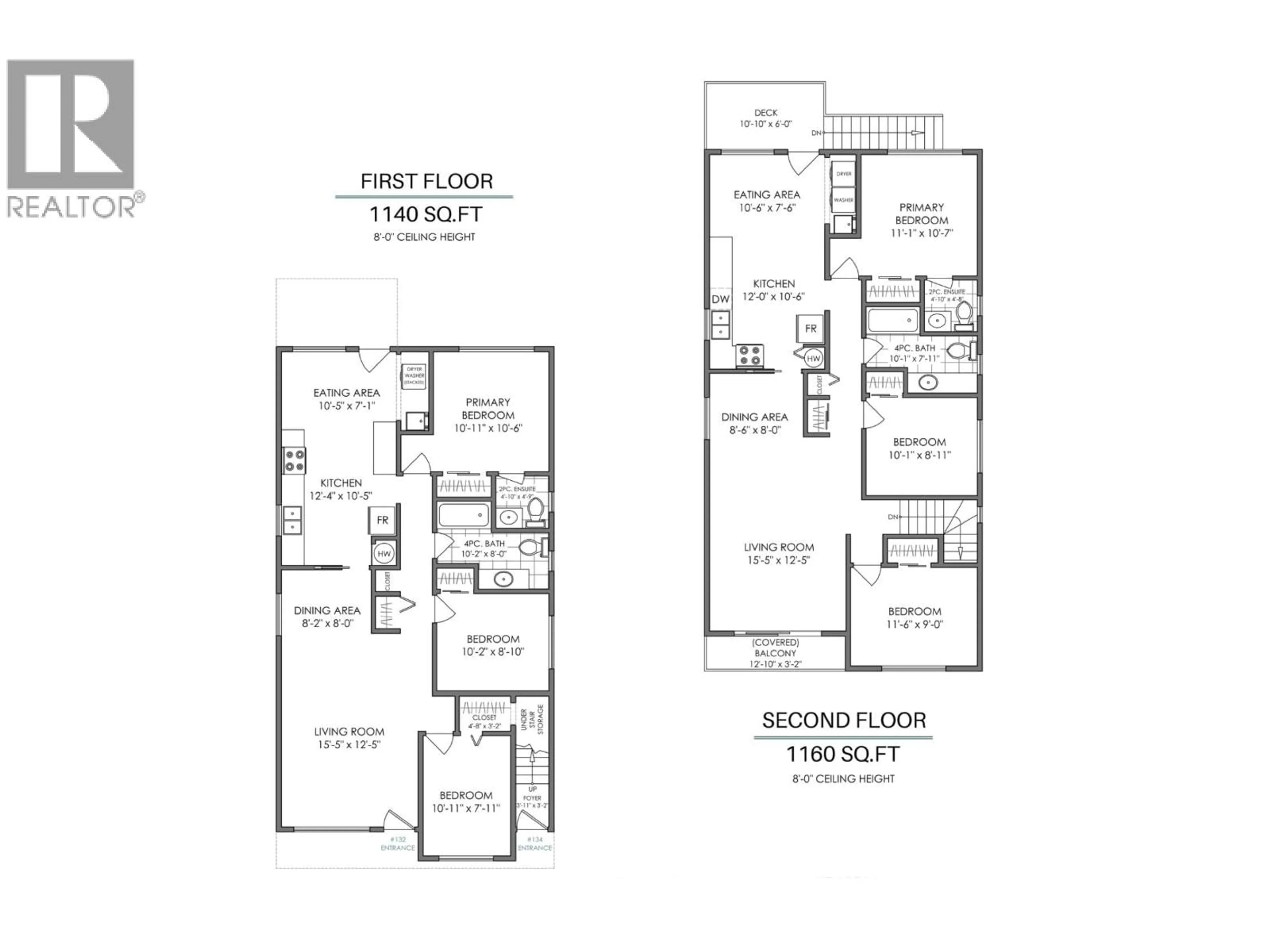 Floor plan for 132-134 12TH AVENUE, Vancouver British Columbia V5Y1T7