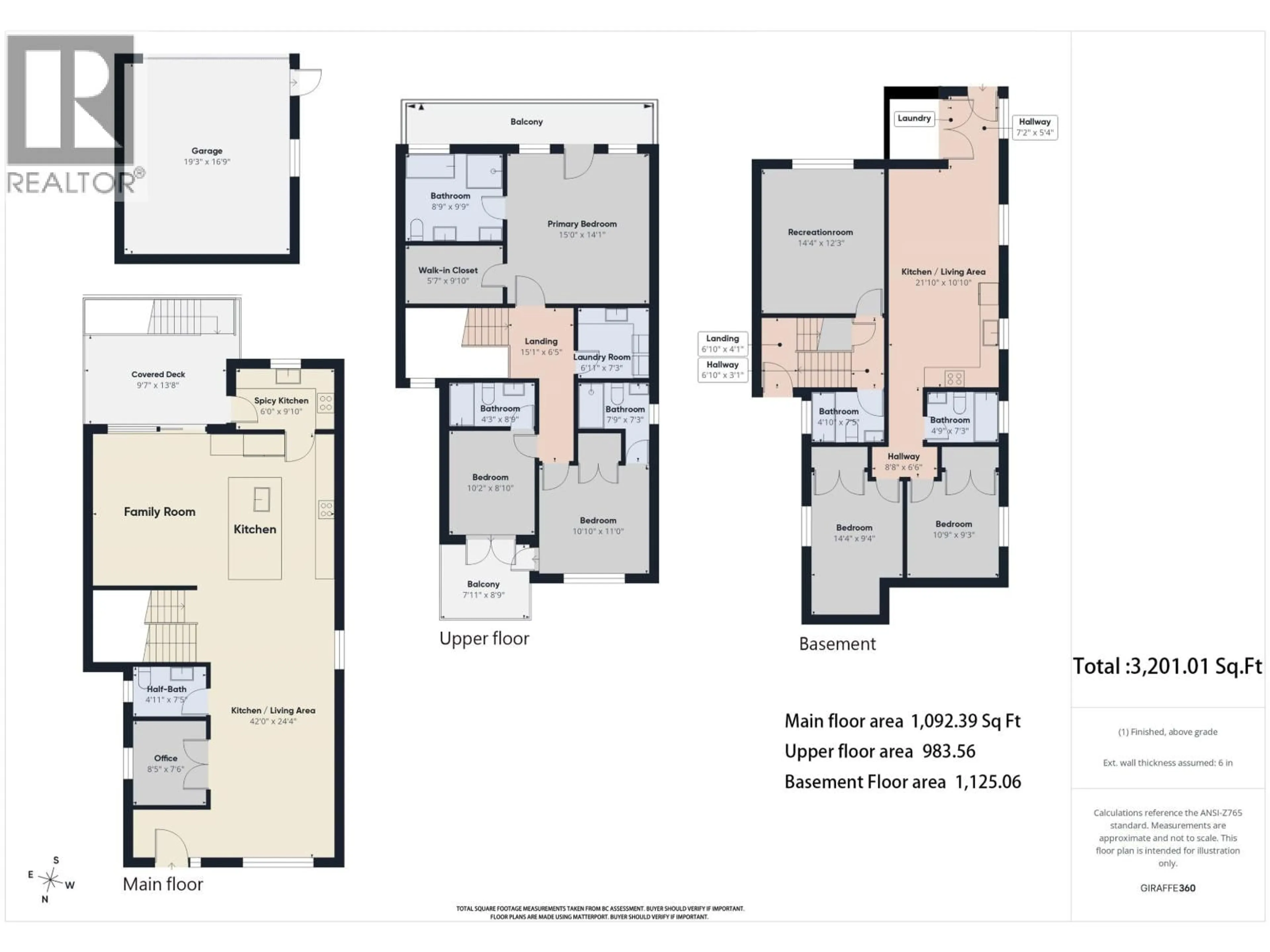 Floor plan for 1 - 6512 GRANT STREET, Burnaby British Columbia V5B2K8