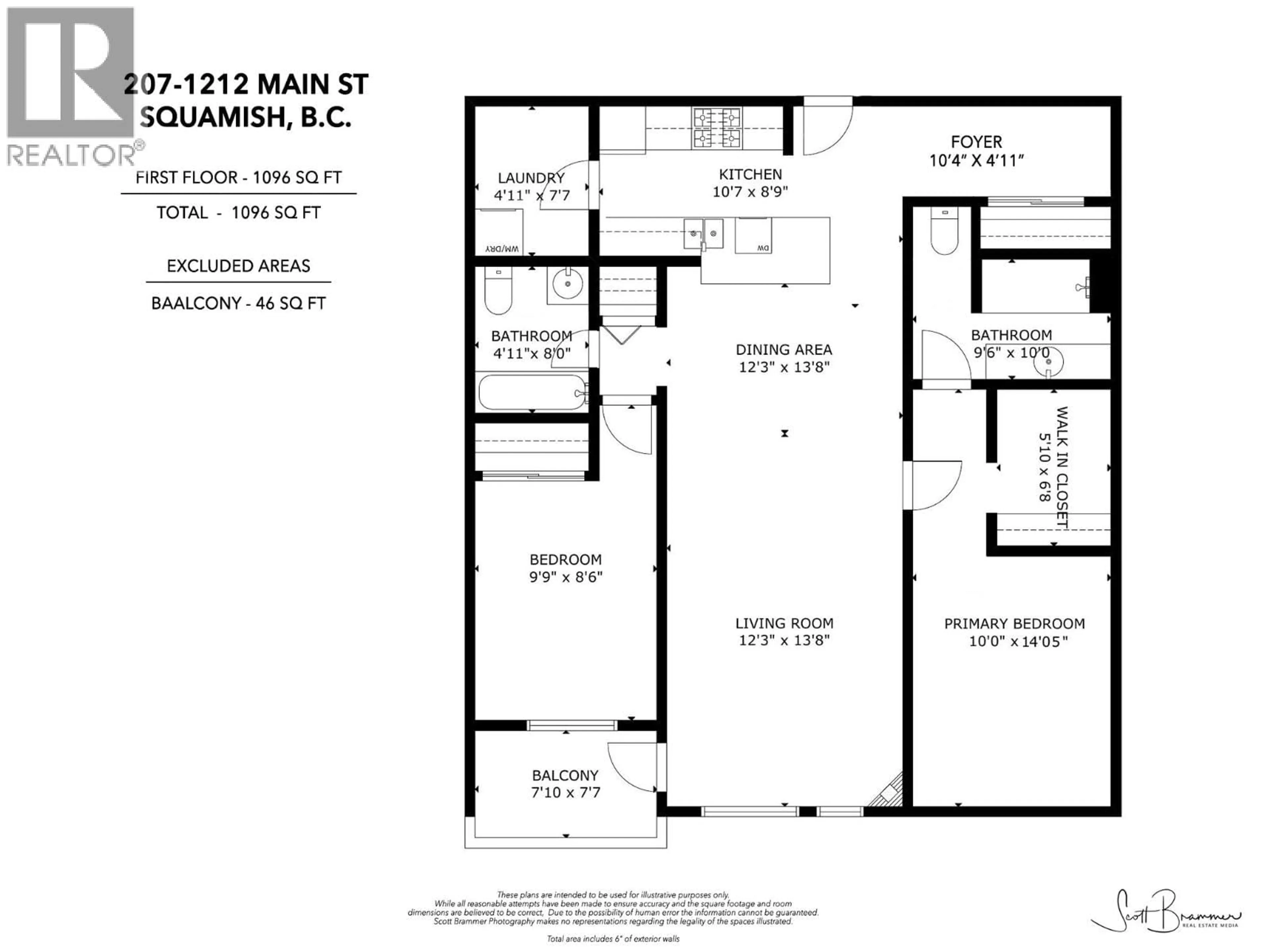 Floor plan for 207 - 1212 MAIN STREET, Squamish British Columbia V8B0S1