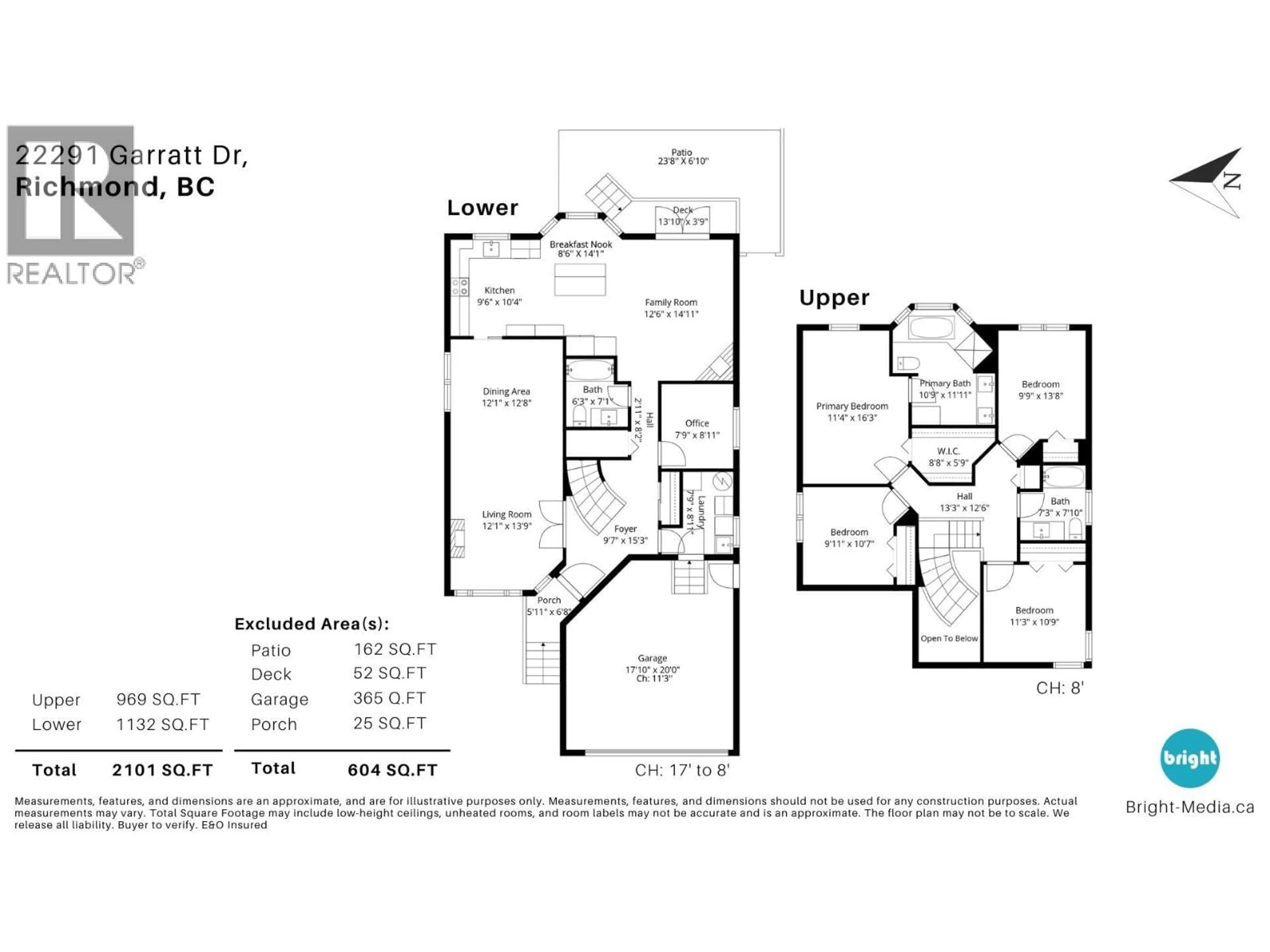 Floor plan for 22291 GARRATT DRIVE, Richmond British Columbia V6V2P6
