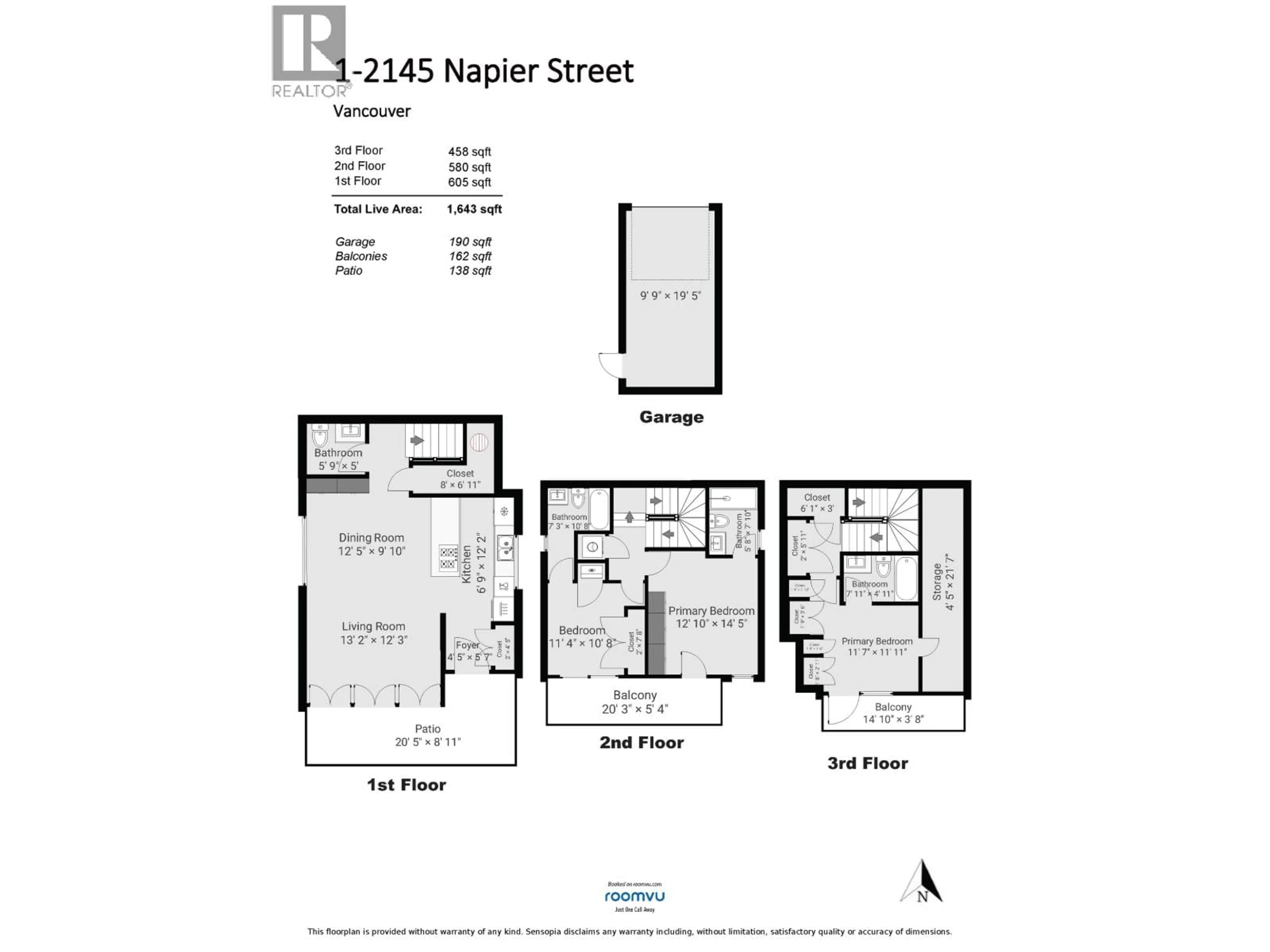 Floor plan for 1 - 2145 NAPIER STREET, Vancouver British Columbia V5L2P1