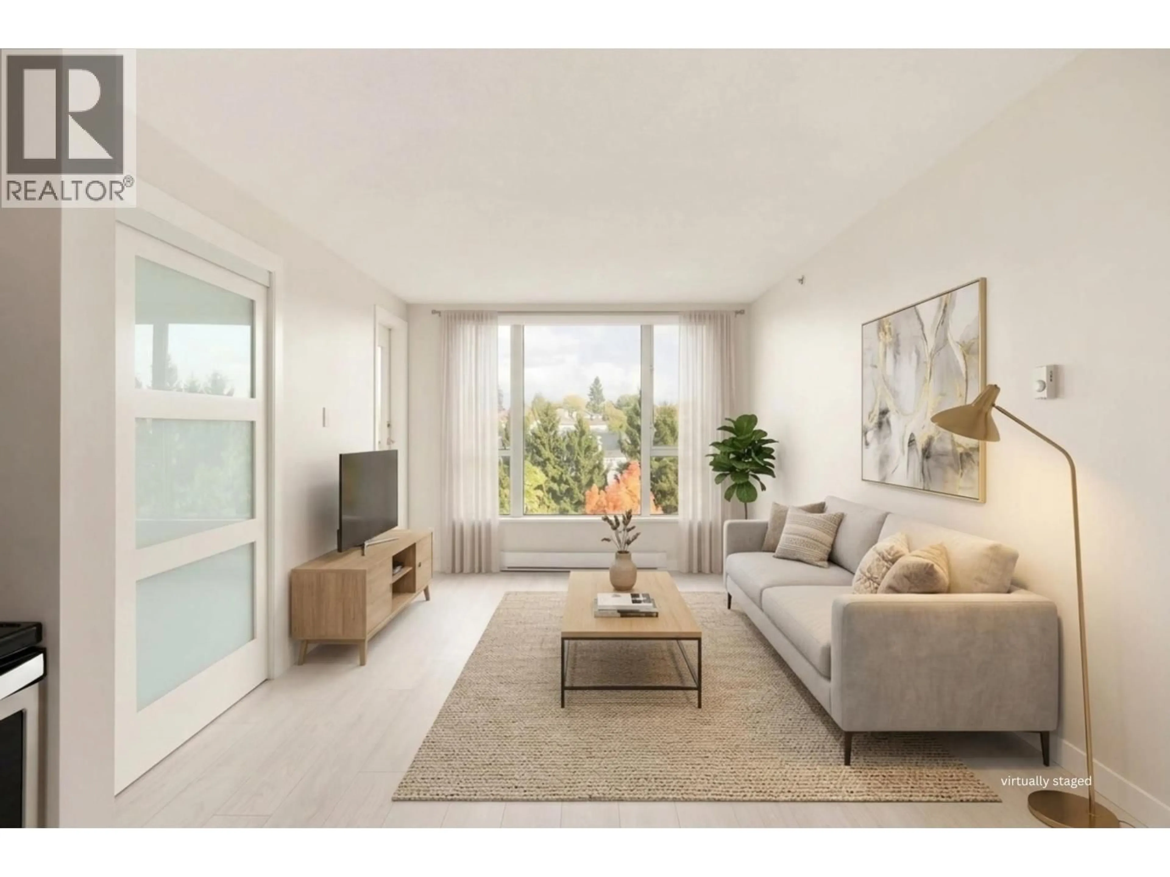 Living room with furniture, unknown for 809 - 5189 GASTON STREET, Vancouver British Columbia V5R6C7