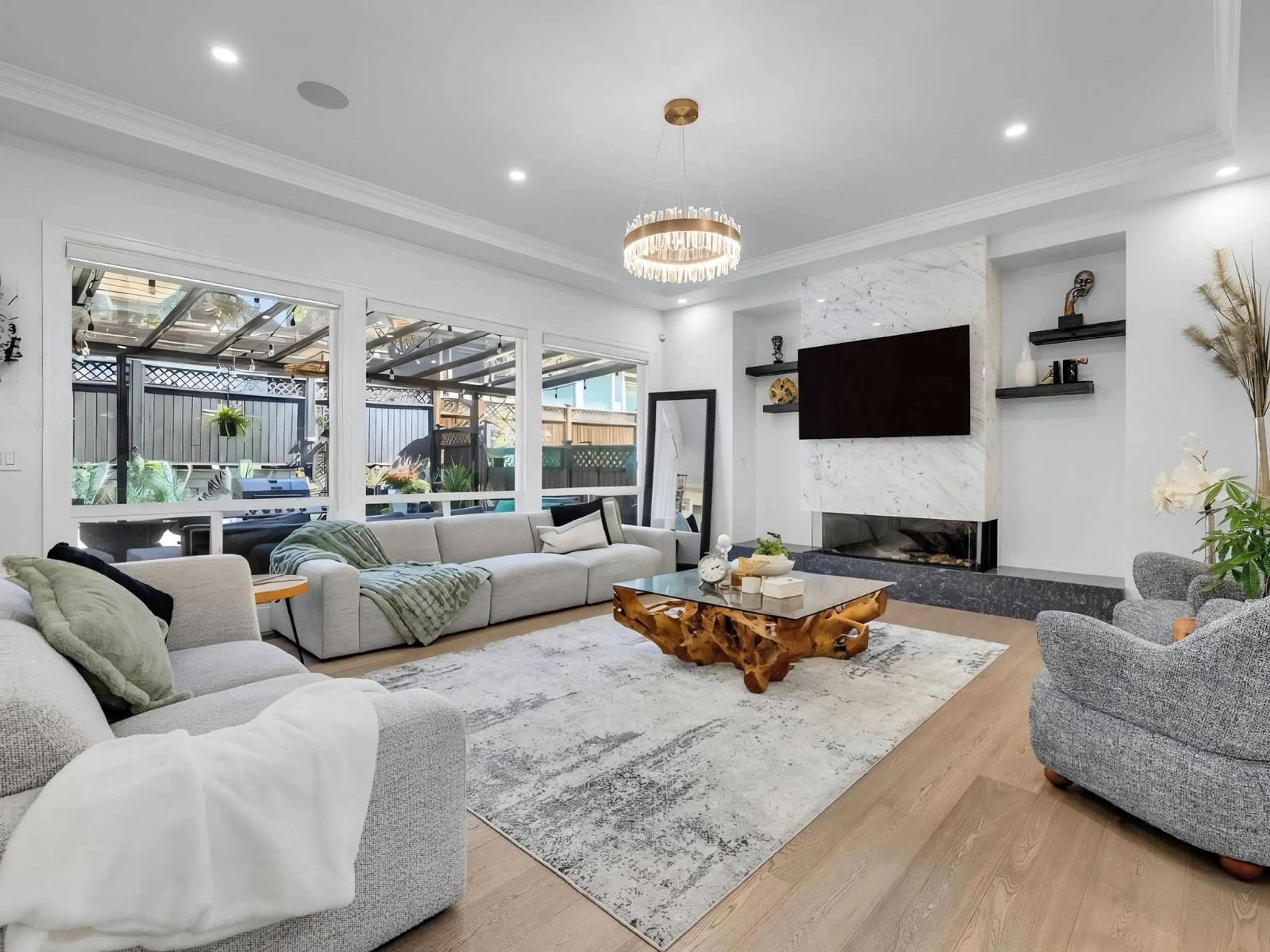 Living room with furniture, unknown for 2560 163 STREET, Surrey British Columbia V3Z6X7