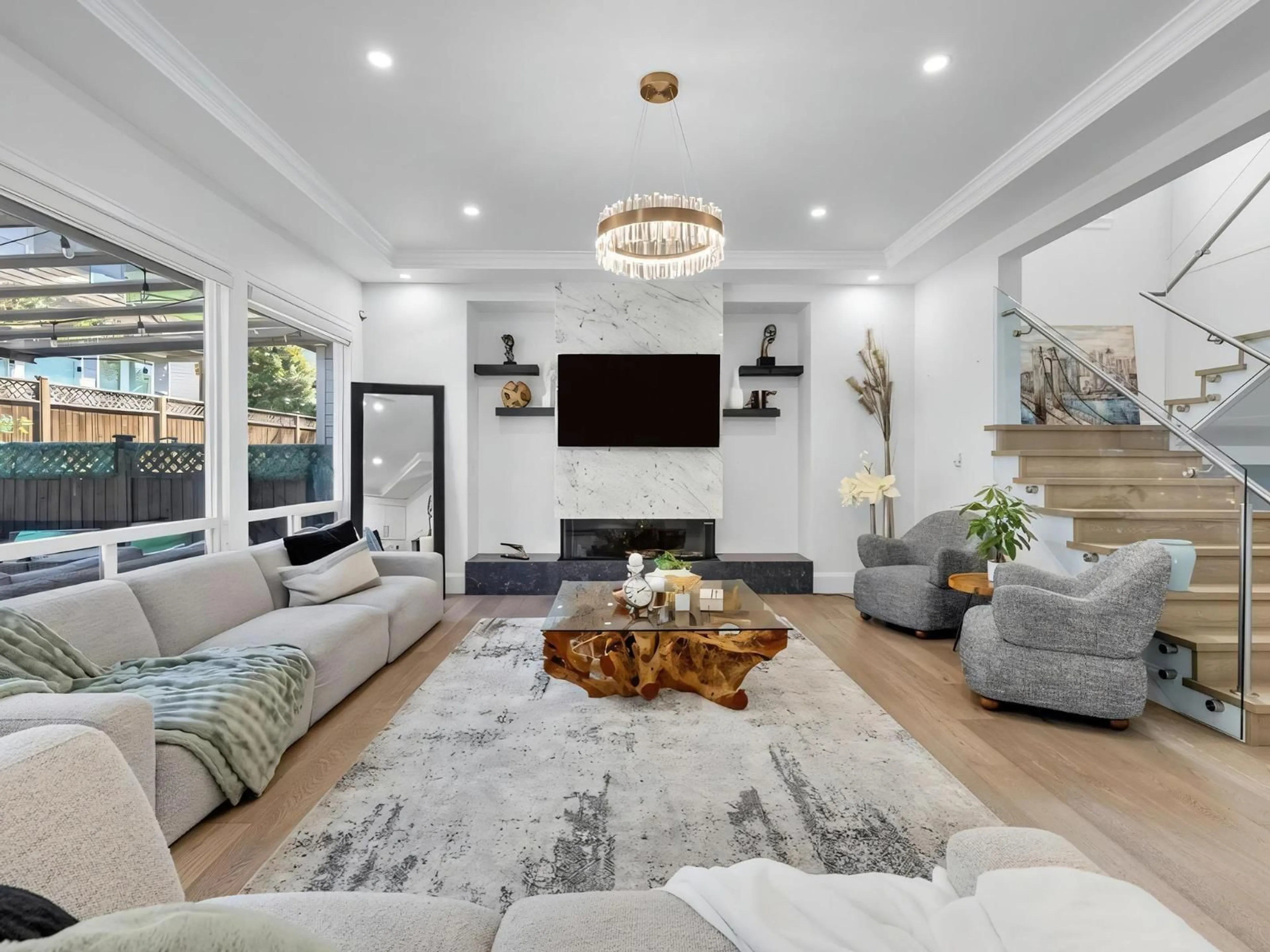 Living room with furniture, unknown for 2560 163 STREET, Surrey British Columbia V3Z6X7