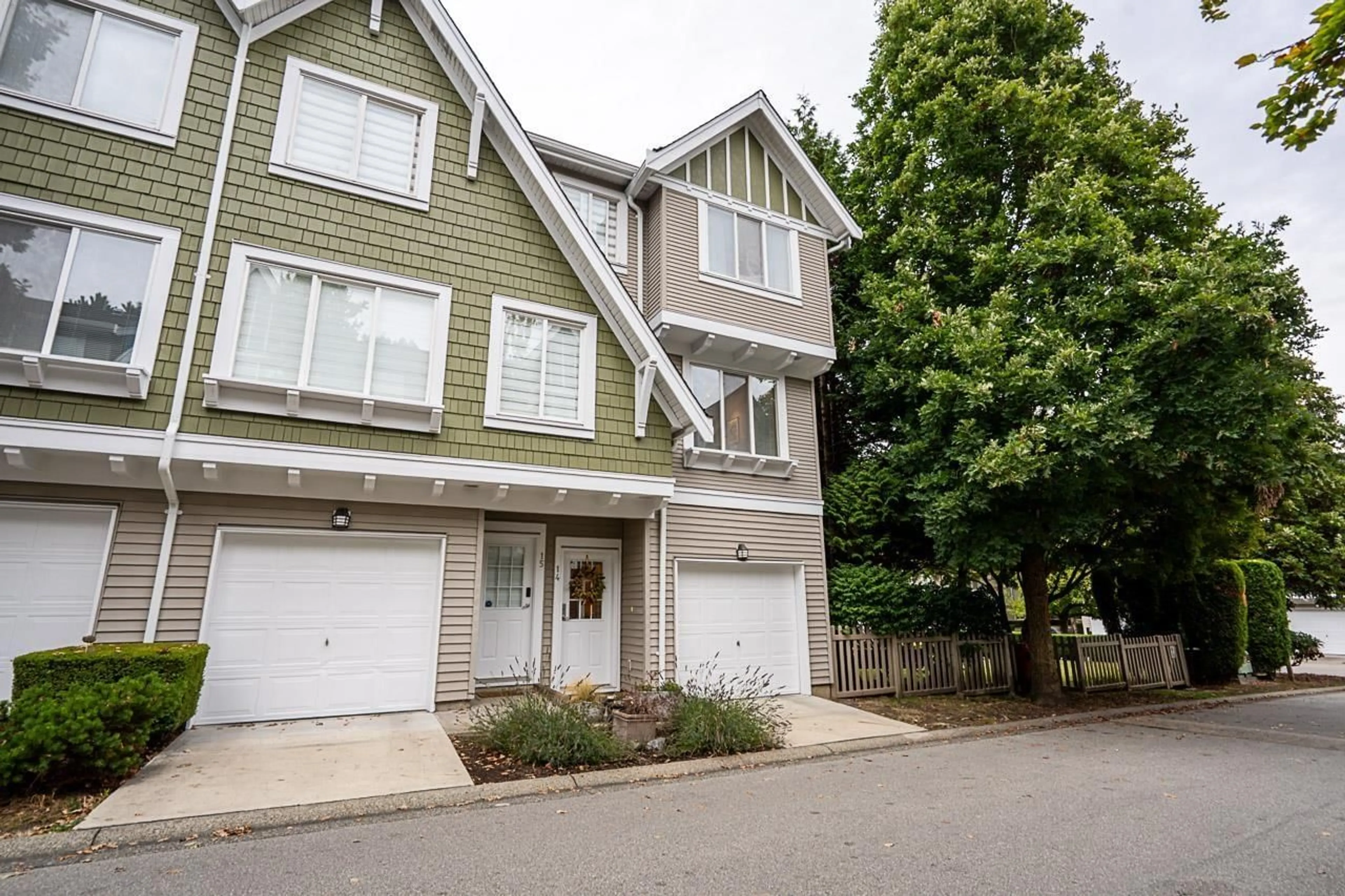 Home with vinyl exterior material, street for 14 - 8775 161 STREET, Surrey British Columbia V4N5G3