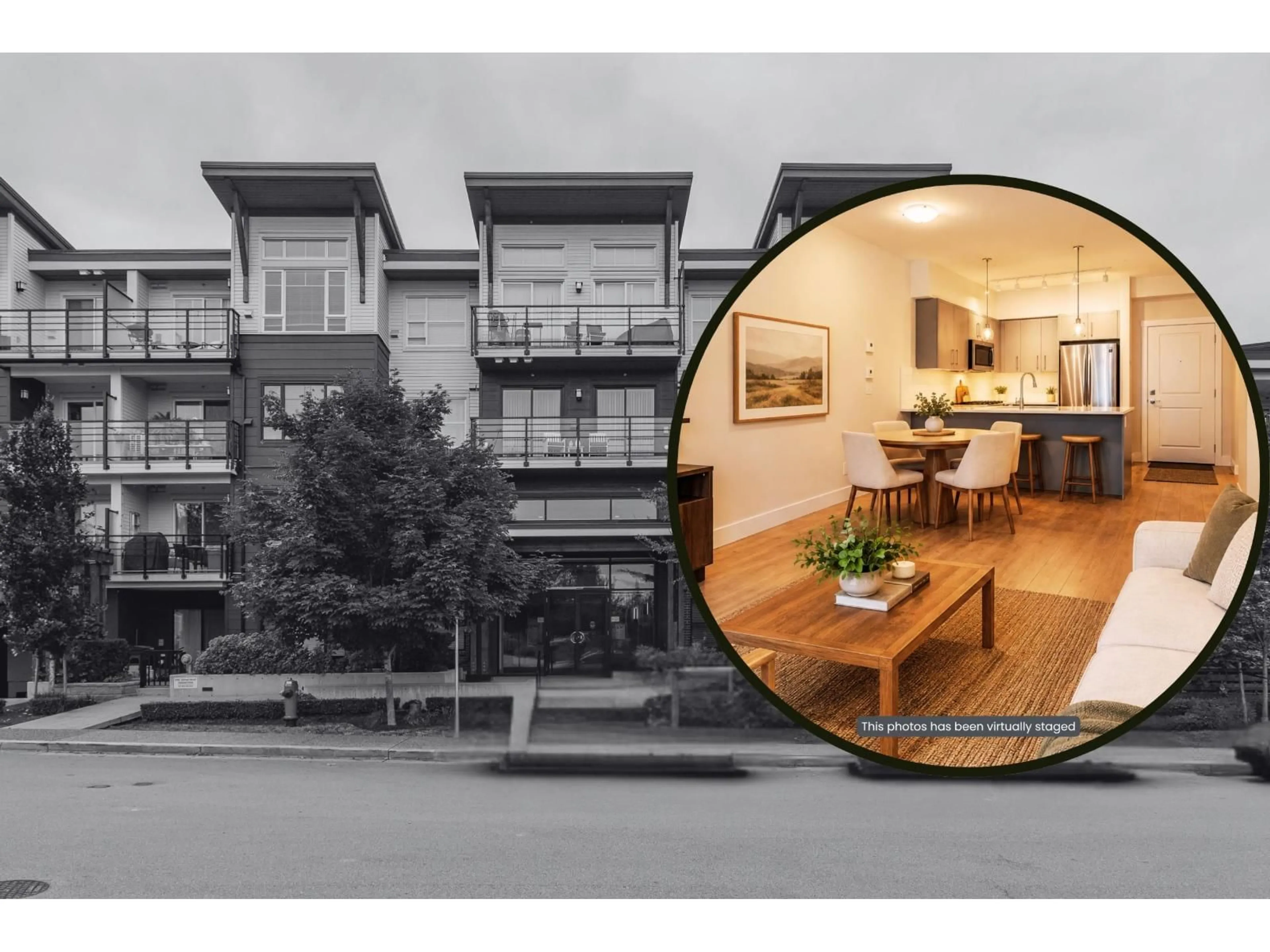 A pic from outside/outdoor area/front of a property/back of a property/a pic from drone, street for 101 - 22136 49 AVENUE, Langley British Columbia V3A0M8