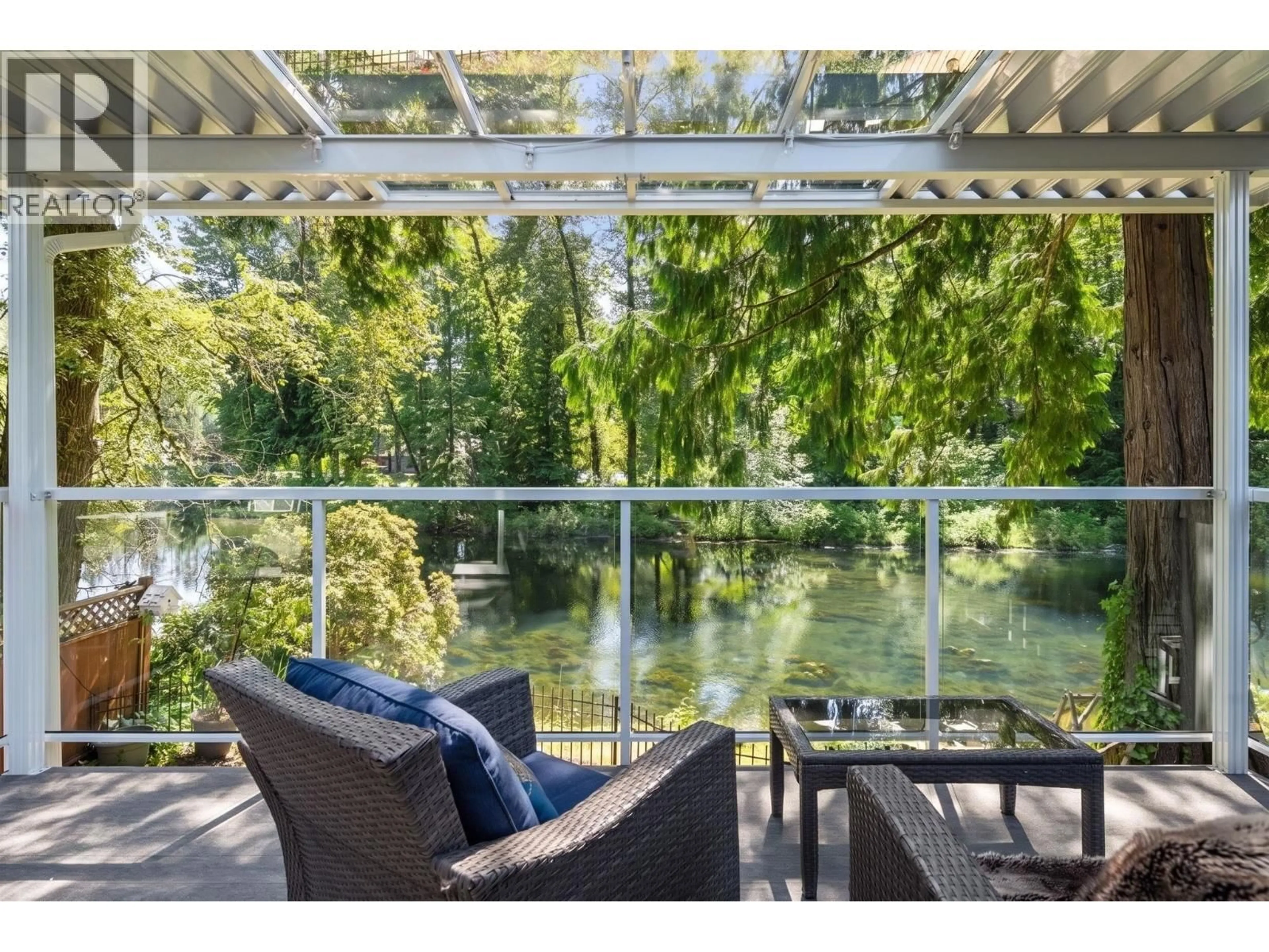 Patio, water/lake/river/ocean view for 1231 RIVER DRIVE, Coquitlam British Columbia V3E1N7