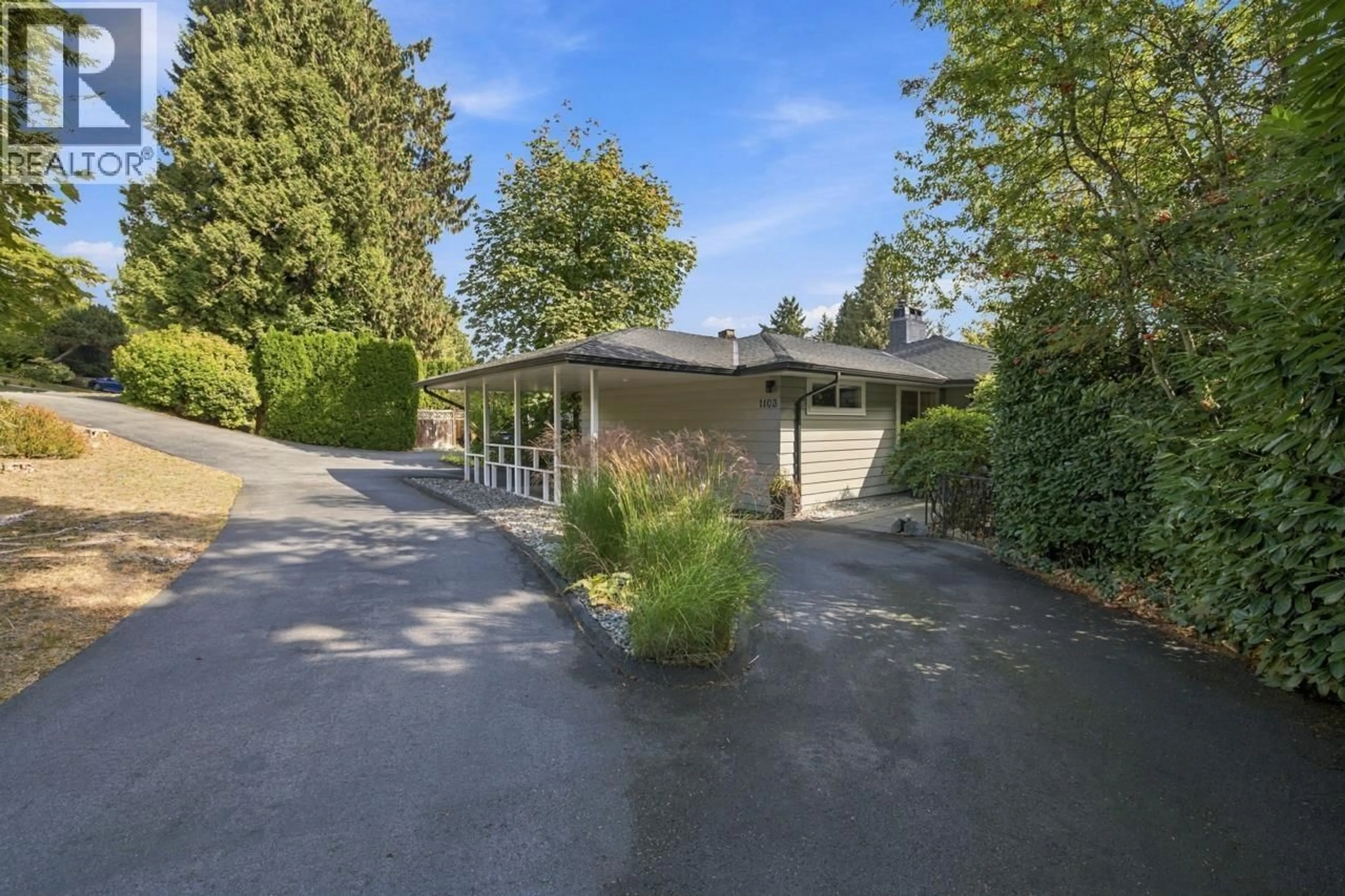 A pic from outside/outdoor area/front of a property/back of a property/a pic from drone, street for 1103 CLOVERLEY STREET, North Vancouver British Columbia V7L1N7