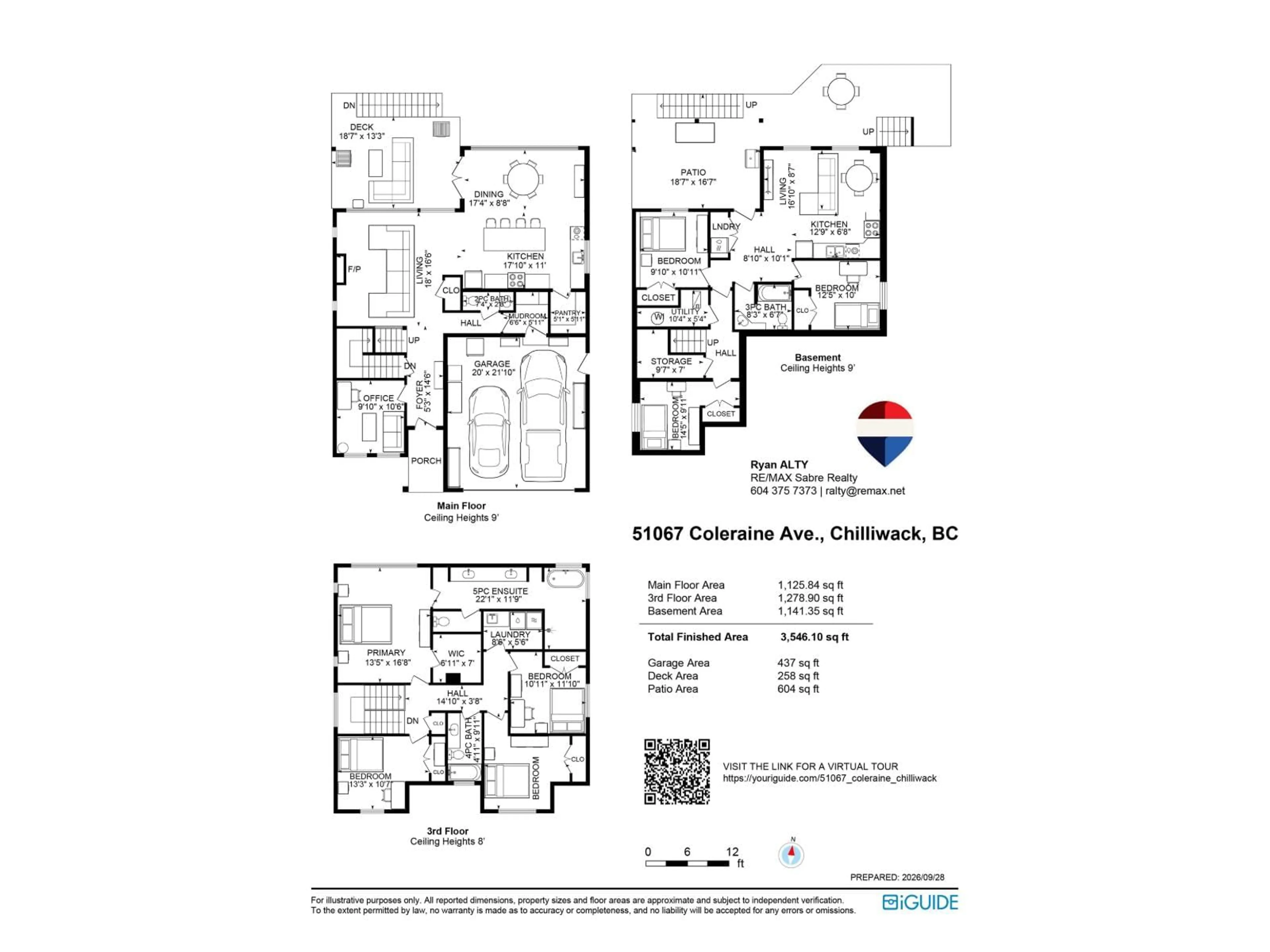 Floor plan for 51067 COLERAINE AVENUE, Chilliwack British Columbia V4Z0C1