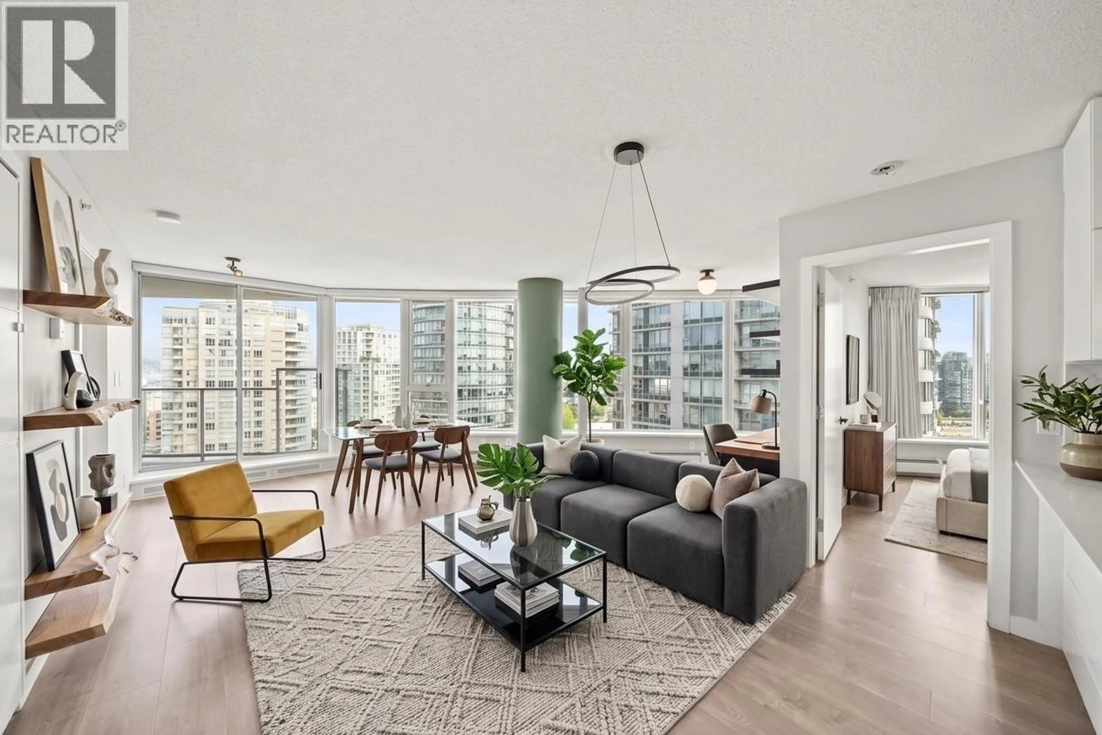 Living room with furniture, unknown for 2202 - 689 ABBOTT STREET, Vancouver British Columbia V6B0J2