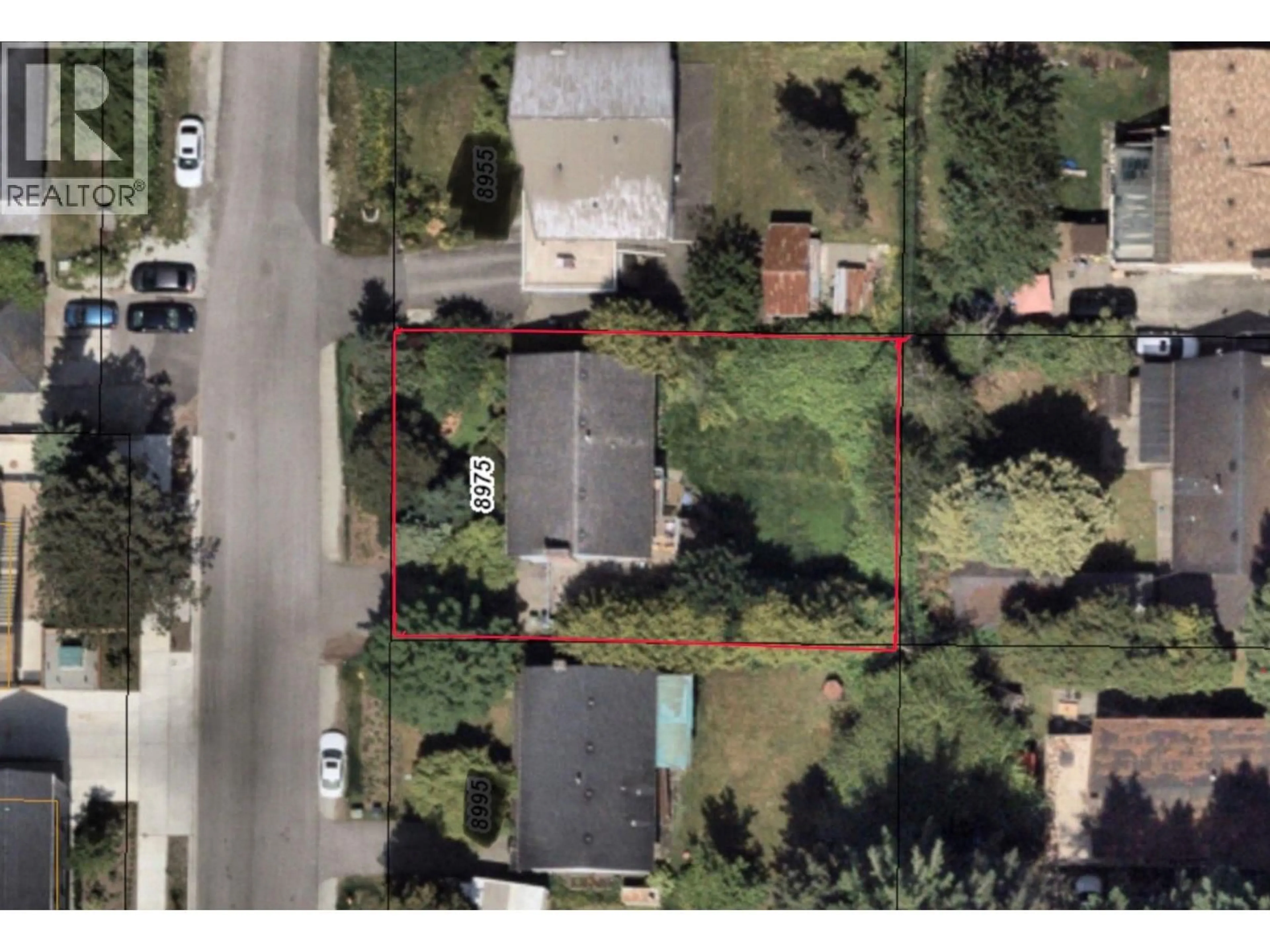 A pic from outside/outdoor area/front of a property/back of a property/a pic from drone, street for 8975 COOK CRESCENT, Richmond British Columbia V6Y1X1