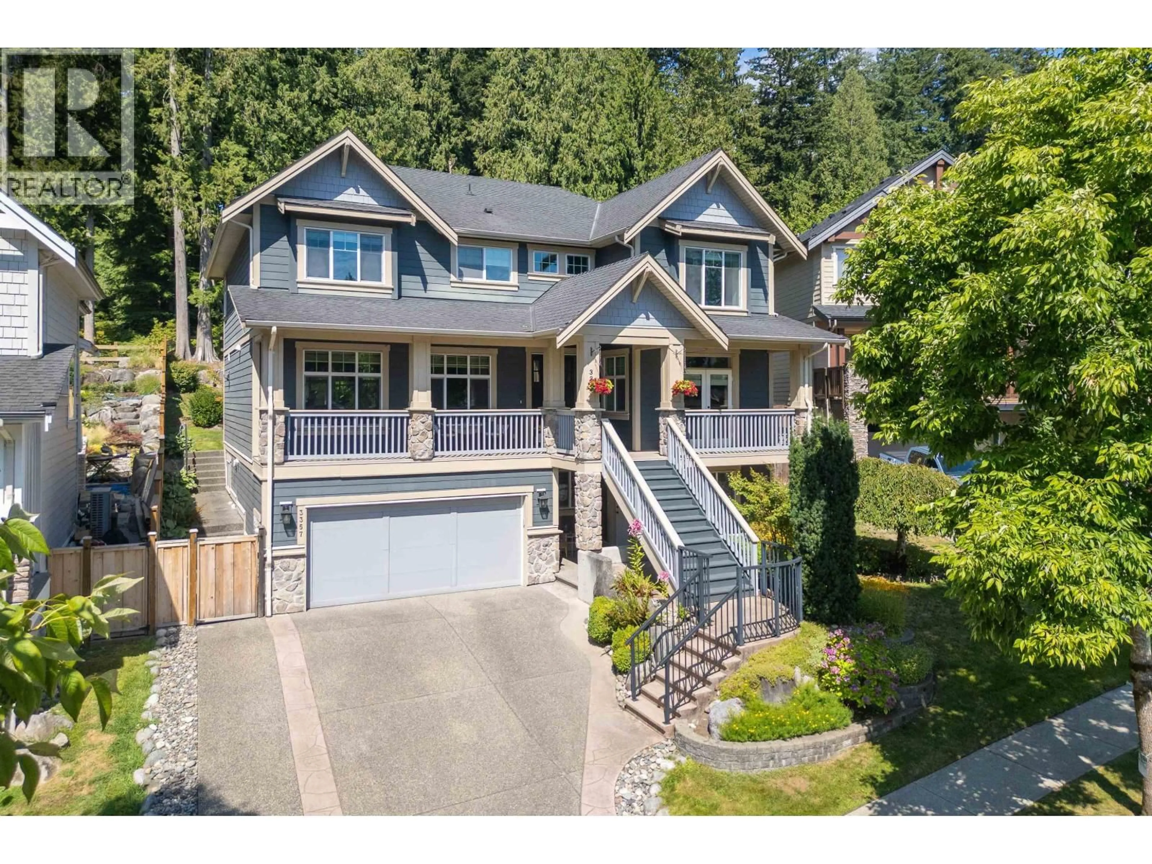 A pic from outside/outdoor area/front of a property/back of a property/a pic from drone, street for 3357 SCOTCH PINE AVENUE, Coquitlam British Columbia V3E0C4