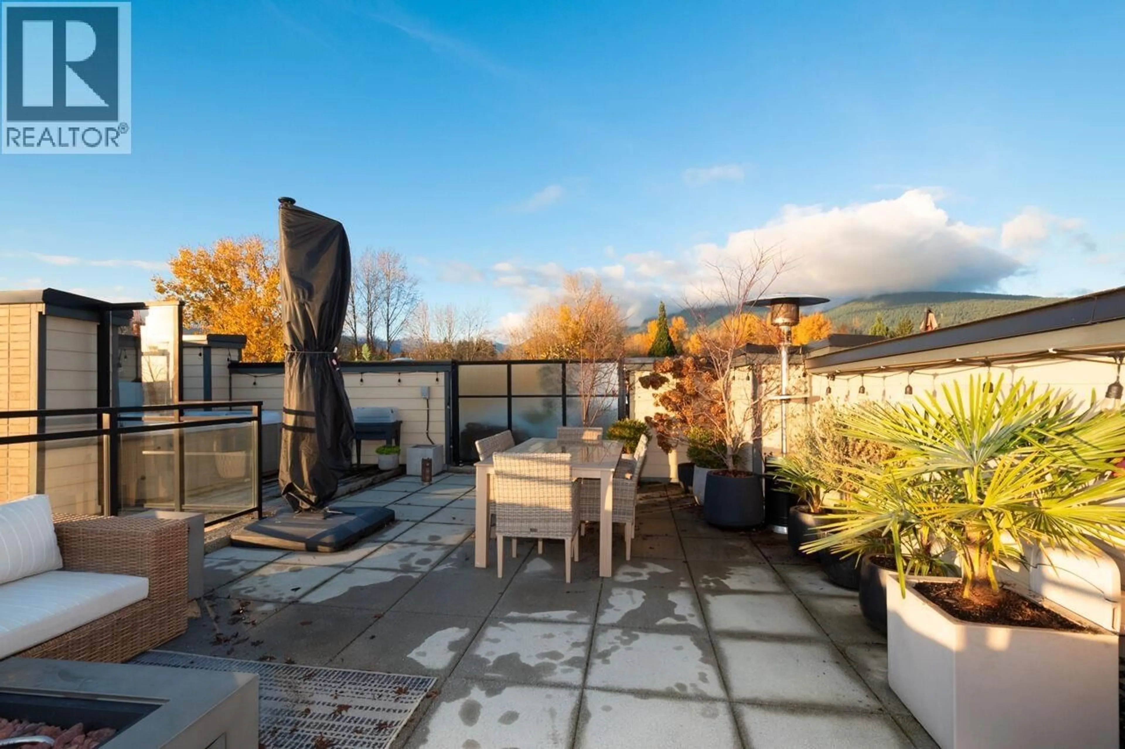 Patio, mountain view for 417 - 733 14TH STREET, North Vancouver British Columbia V7M0C6