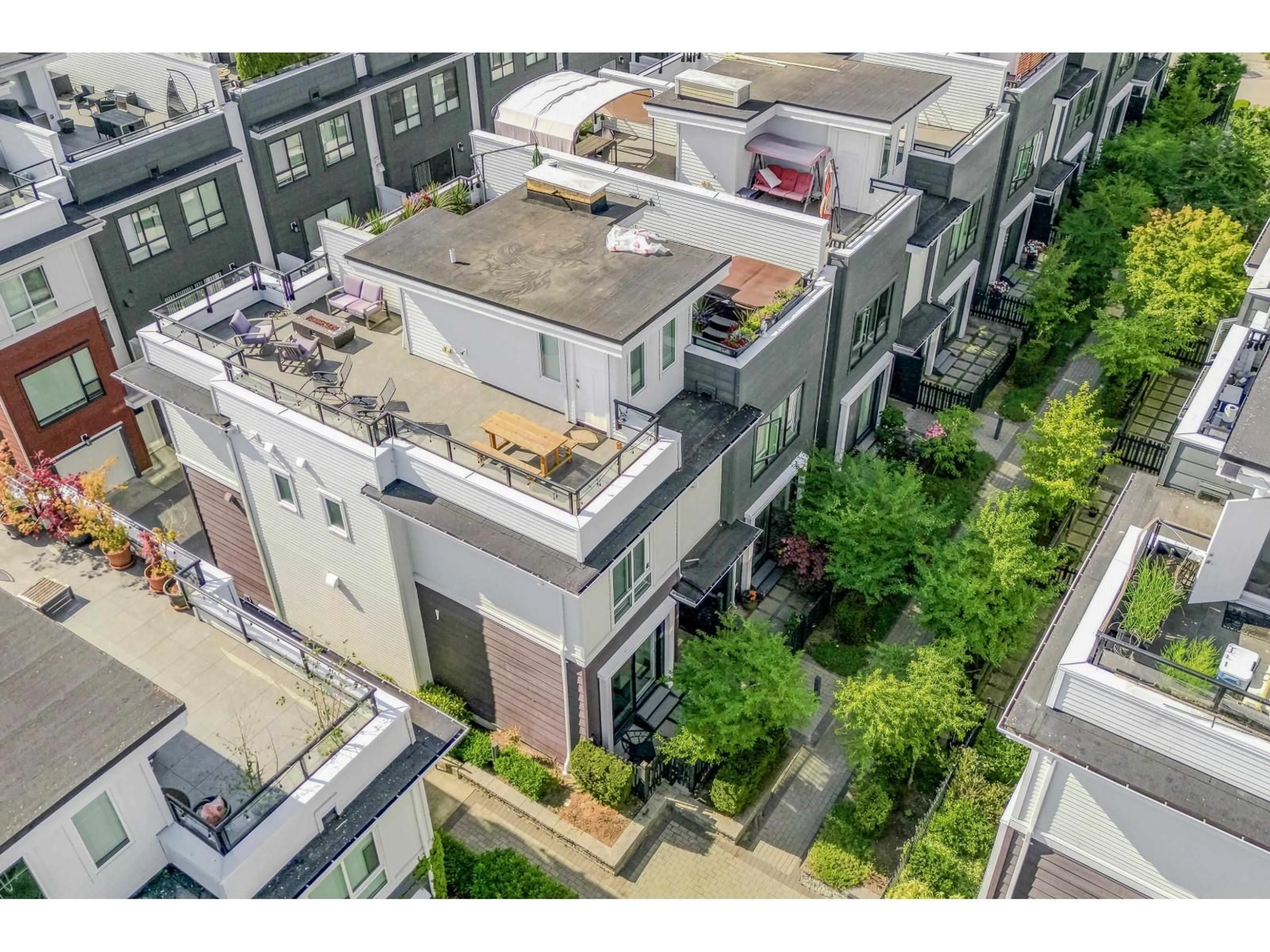 A pic from outside/outdoor area/front of a property/back of a property/a pic from drone, city buildings view from balcony for 155 - 2280 163 STREET, Surrey British Columbia V3Z0S4