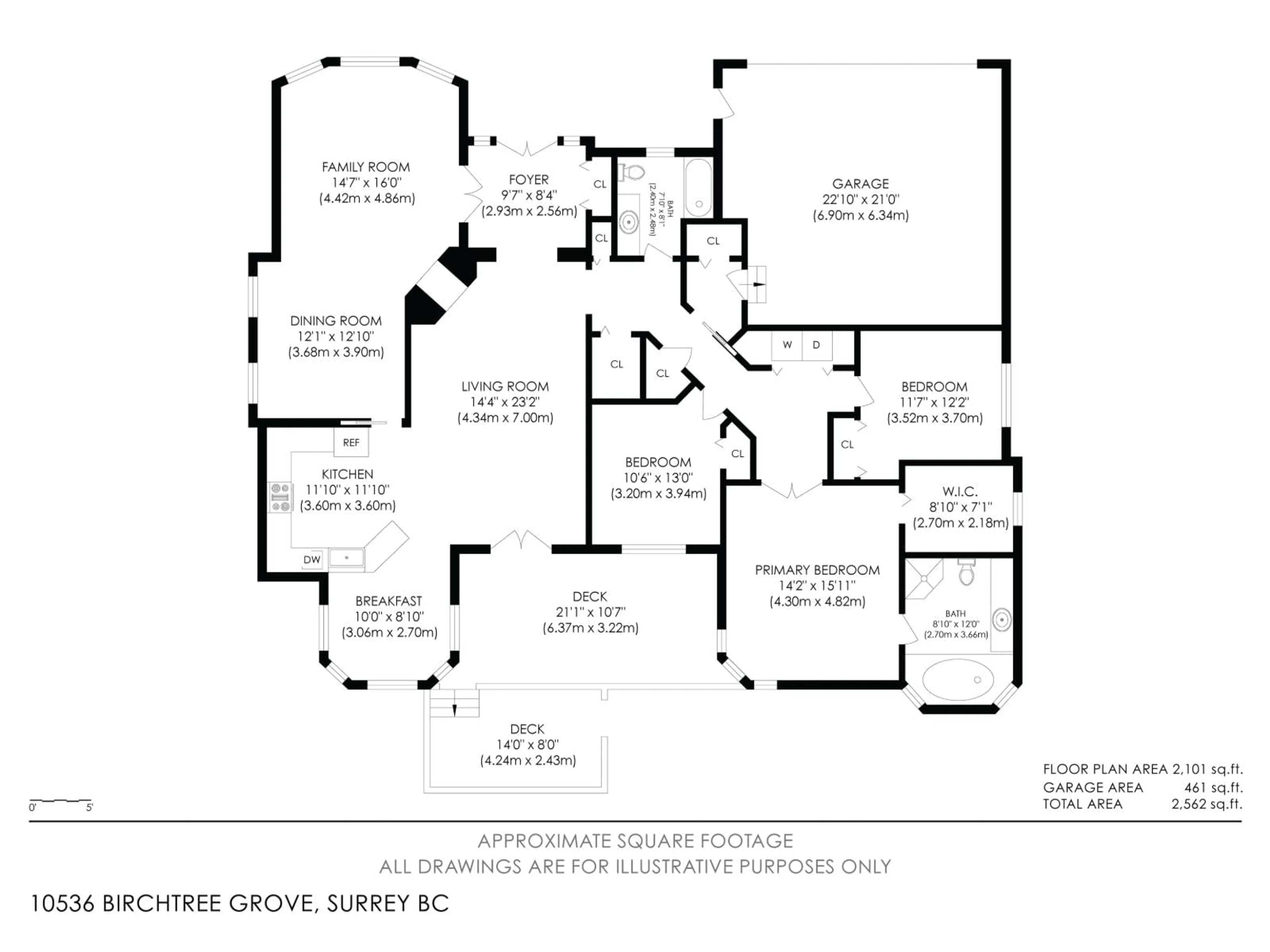 Floor plan for 10536 BIRCHTREE GROVE, Surrey British Columbia V4N1V7