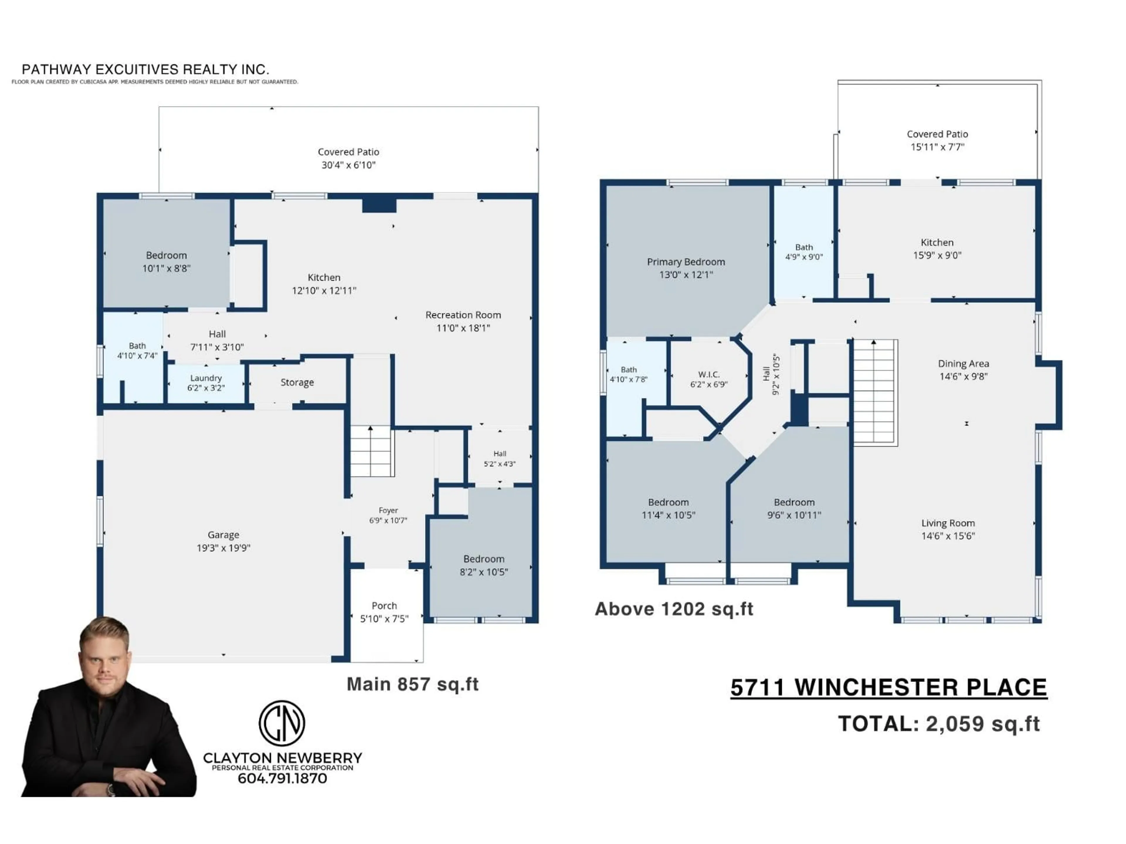 Floor plan for 5711 WINCHESTER PLACE, Chilliwack British Columbia V2R3X8